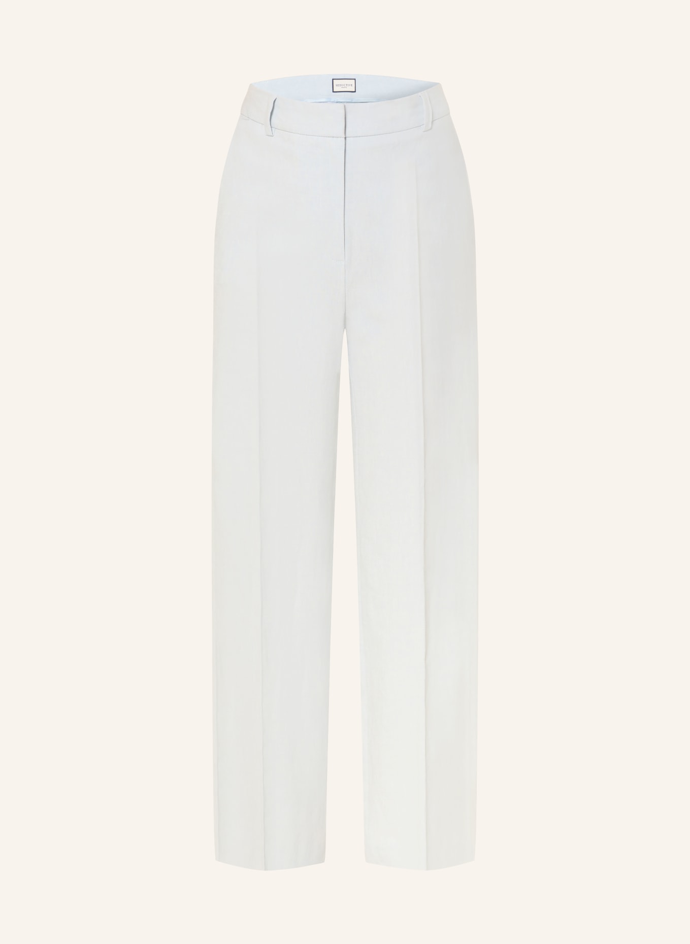 SEDUCTIVE Marlenehose DOMENICA mit Leinen: HELLBLAU