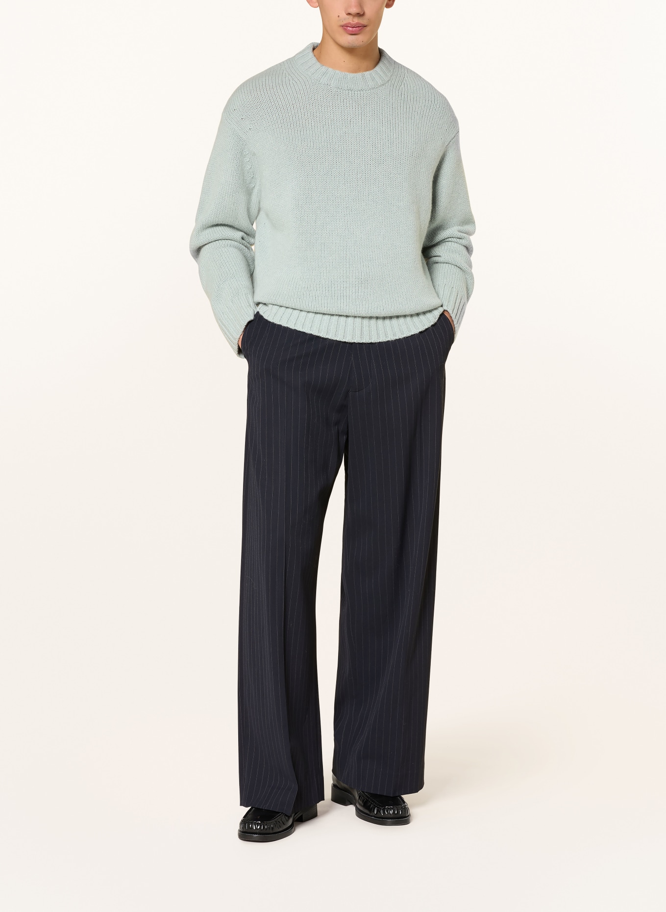 COS Cashmere sweater: LIGHT BLUE