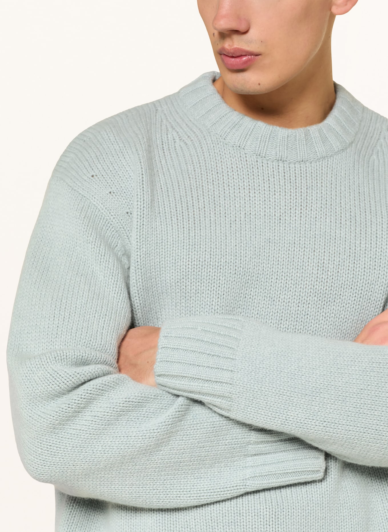 COS Cashmere sweater: LIGHT BLUE