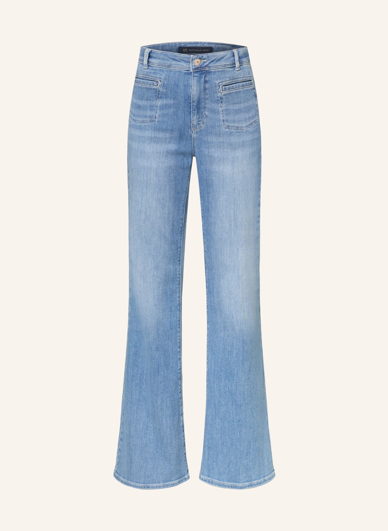 RAFFAELLO ROSSI Bootcut Jeans NELLA: 830 Grau Blau