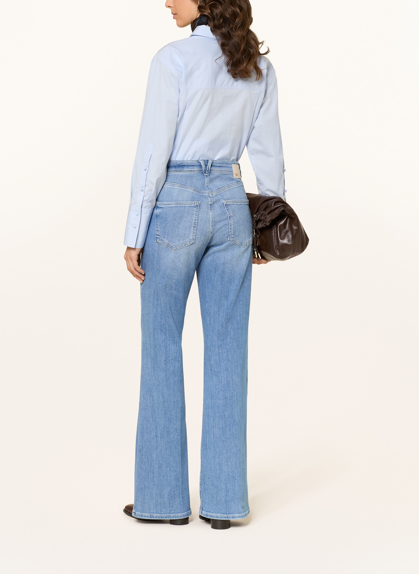 RAFFAELLO ROSSI Bootcut Jeans NELLA: 830 Grau Blau