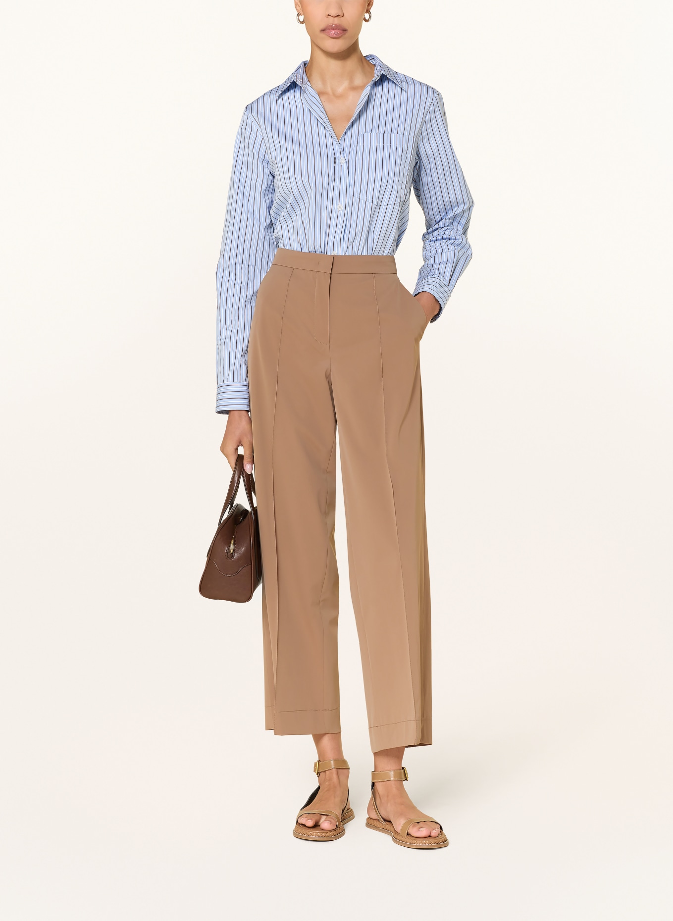 RAFFAELLO ROSSI 7/8 pants PALINA: COGNAC