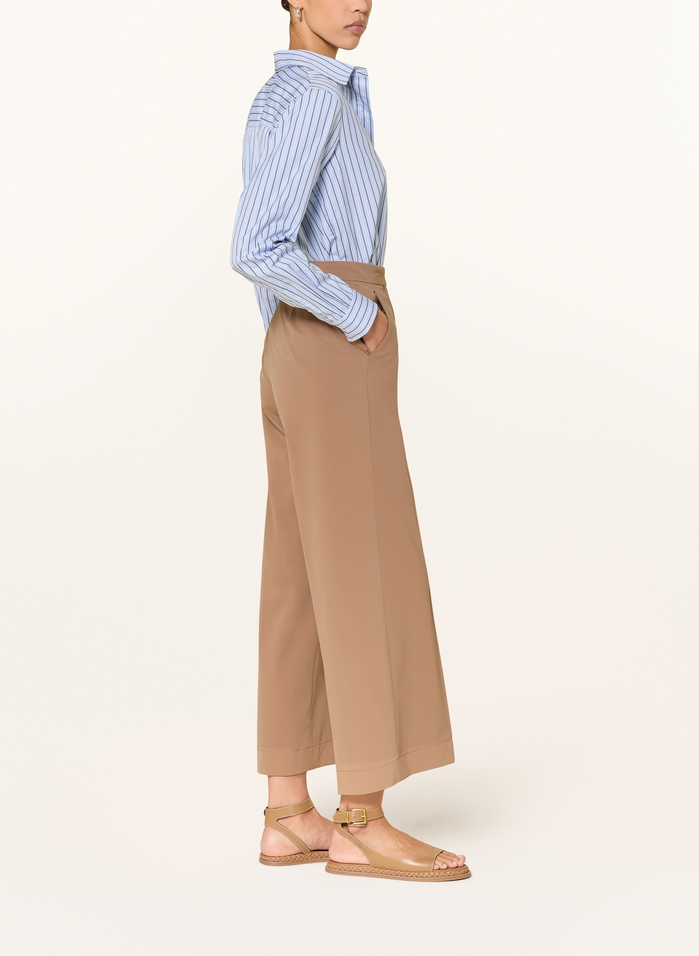 RAFFAELLO ROSSI 7/8 pants PALINA: COGNAC