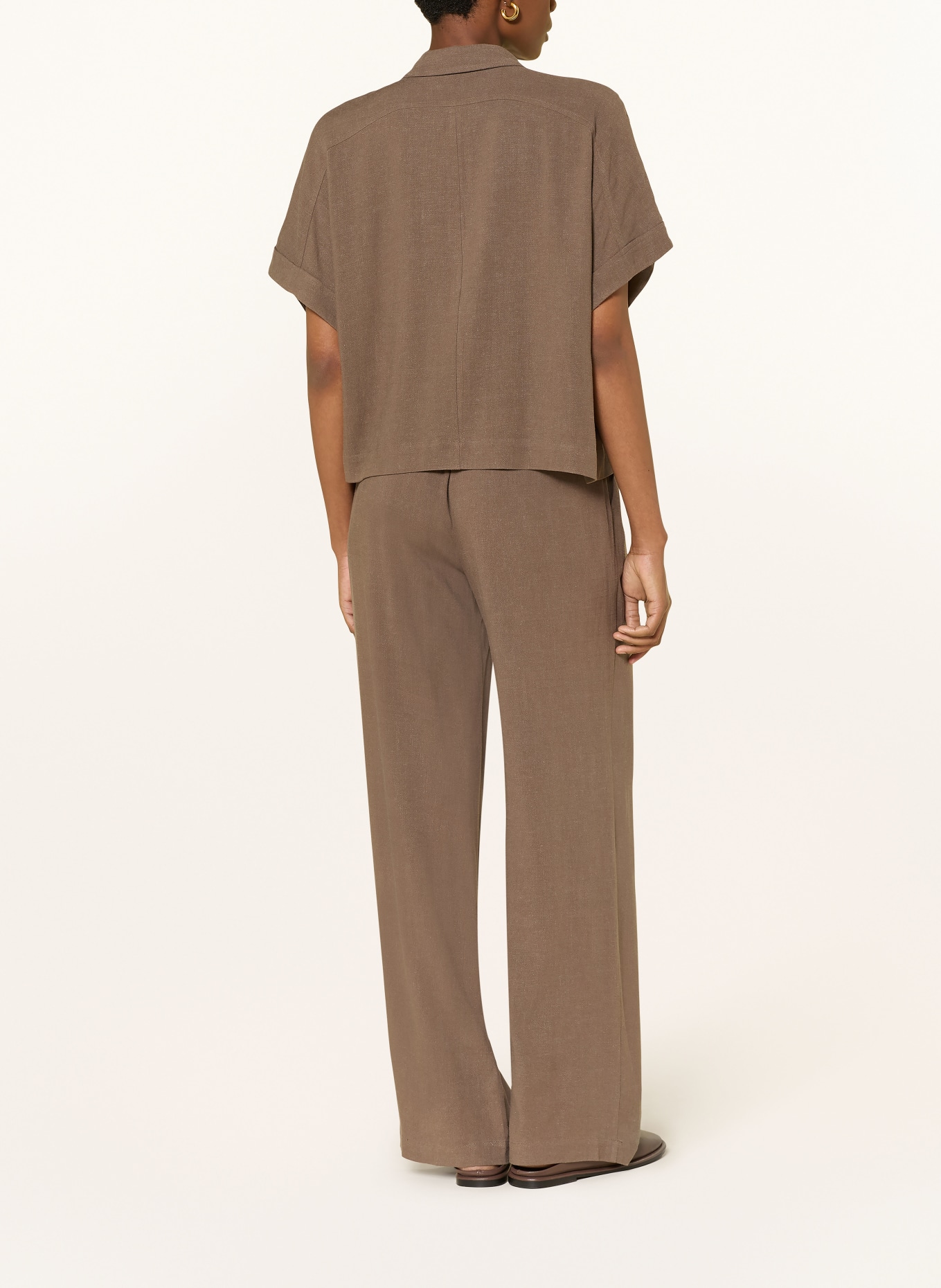 SELECTED Femme Marlenehose: BRAUN