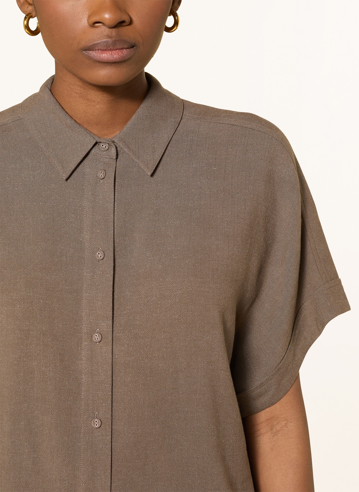 SELECTED Femme košile: HNĚDÁ