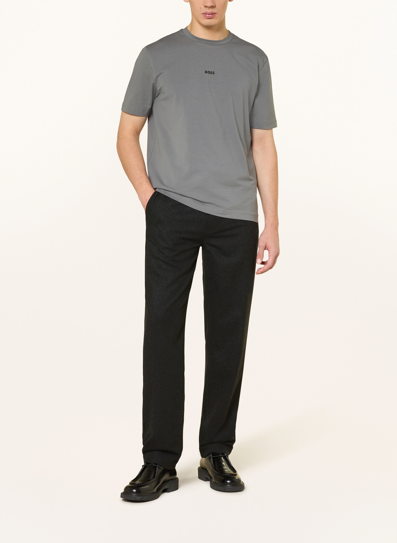 BOSS T-Shirt TCHUP: GRAU