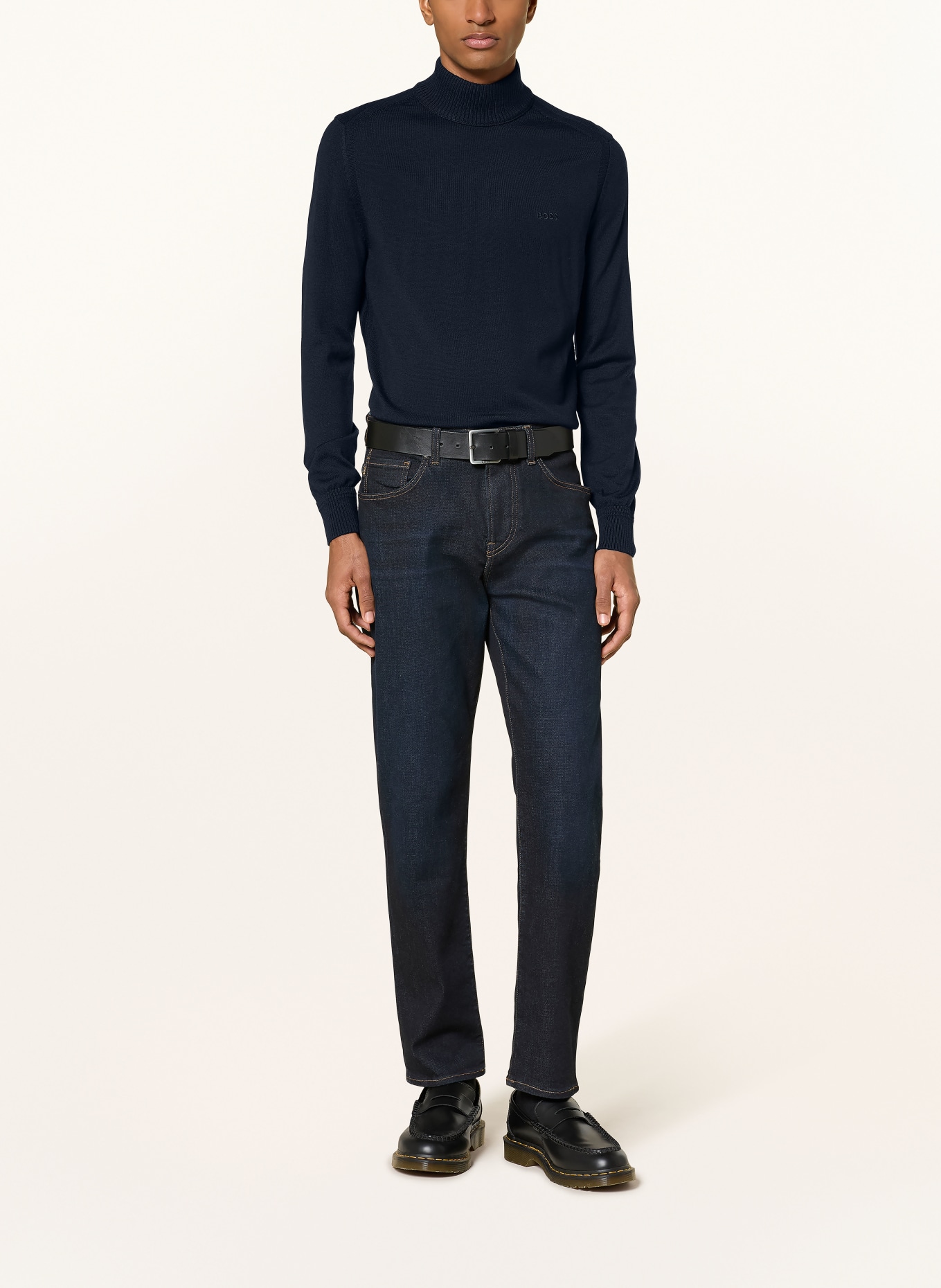 BOSS Pullover AVAC: DUNKELBLAU