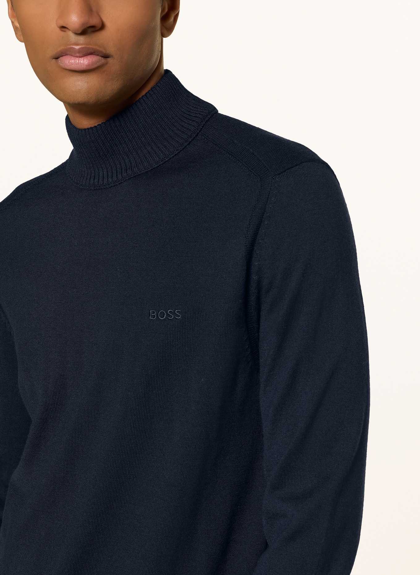 BOSS Pullover AVAC: DUNKELBLAU
