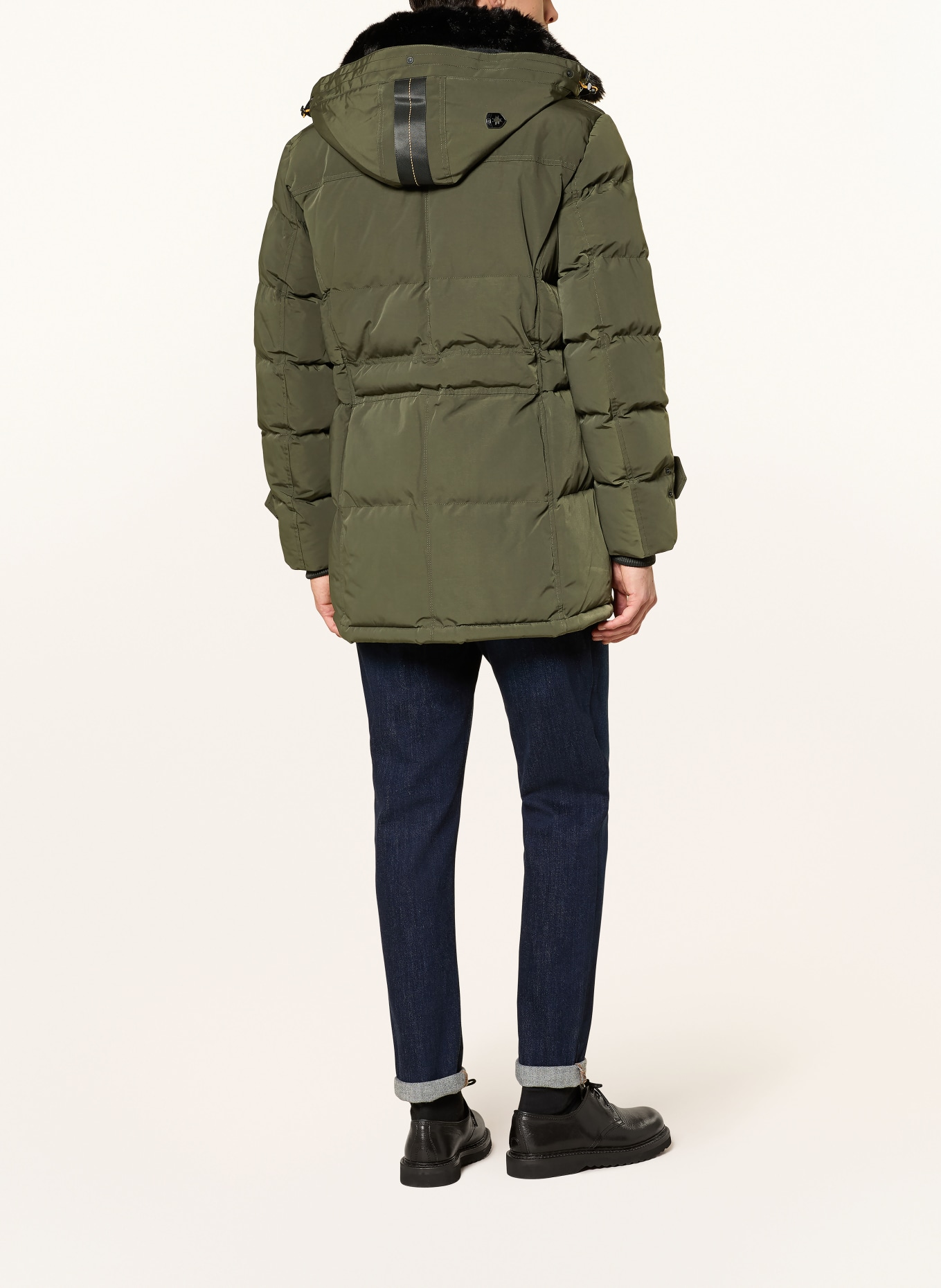 WELLENSTEYN Parka SEAMASTER: DUNKELOLIV