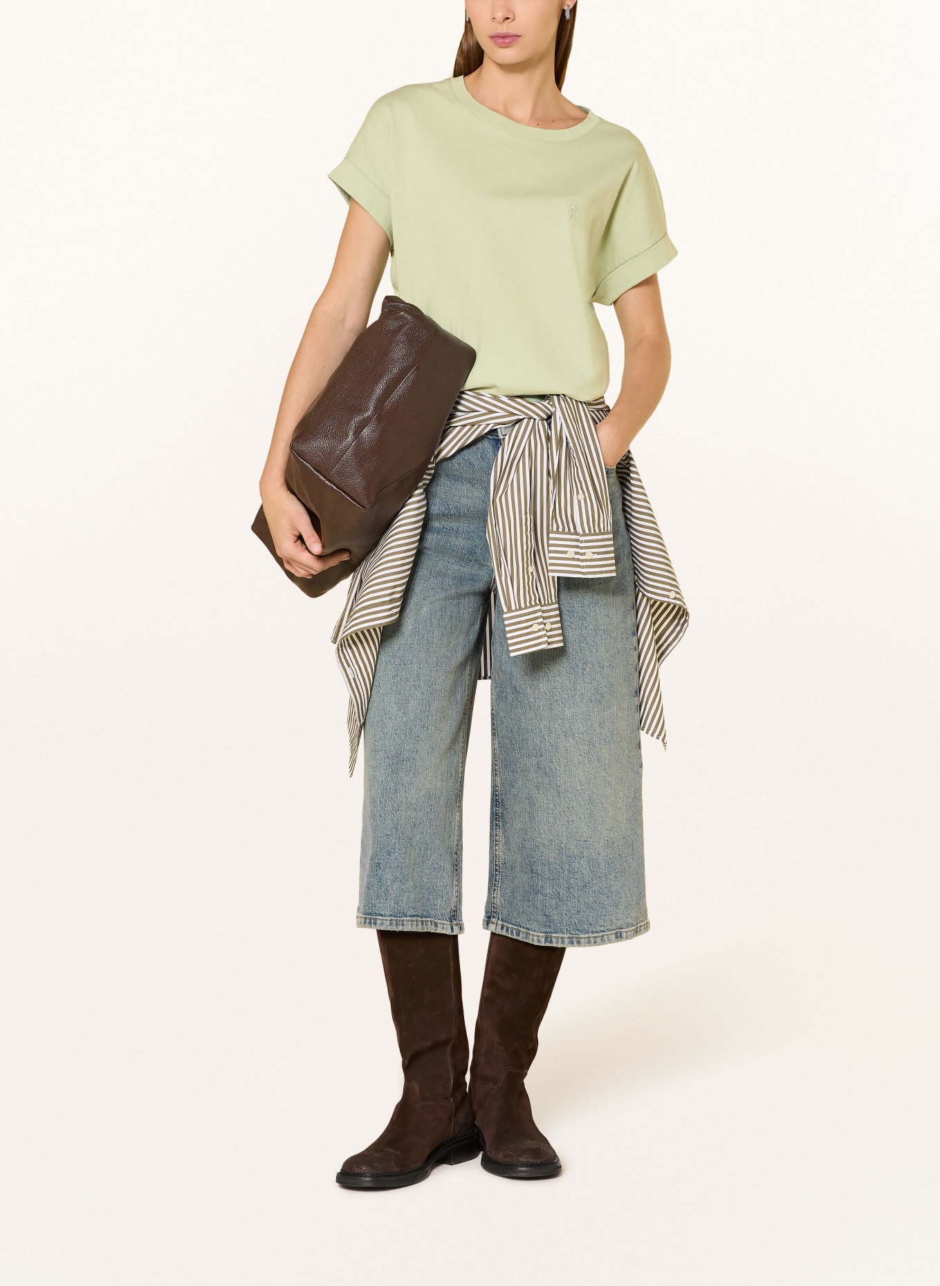 ARMEDANGELS T-Shirt IDAARA: HELLGRÜN