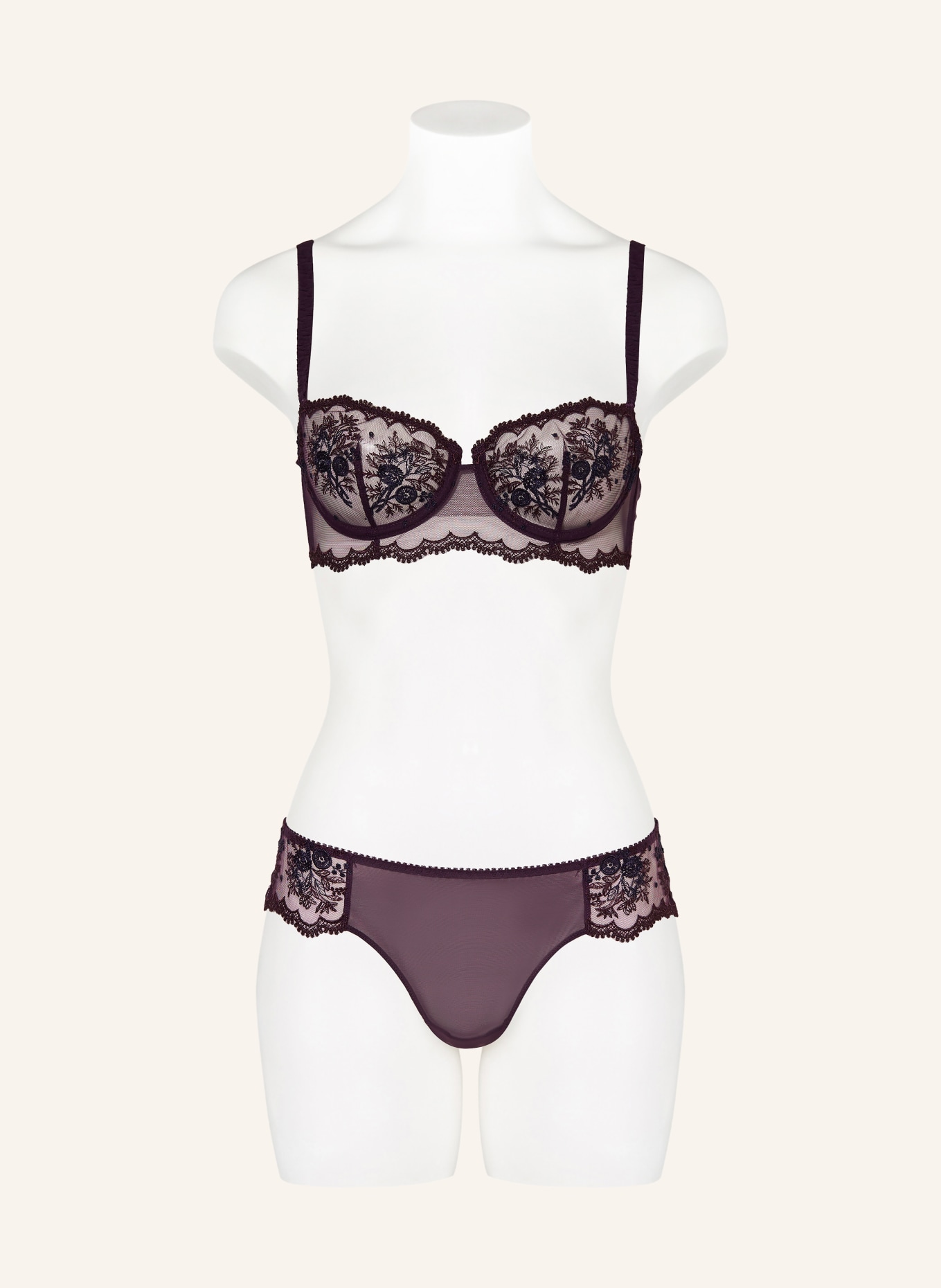 SIMONE PÉRÈLE String INTRIGUE: DUNKELLILA