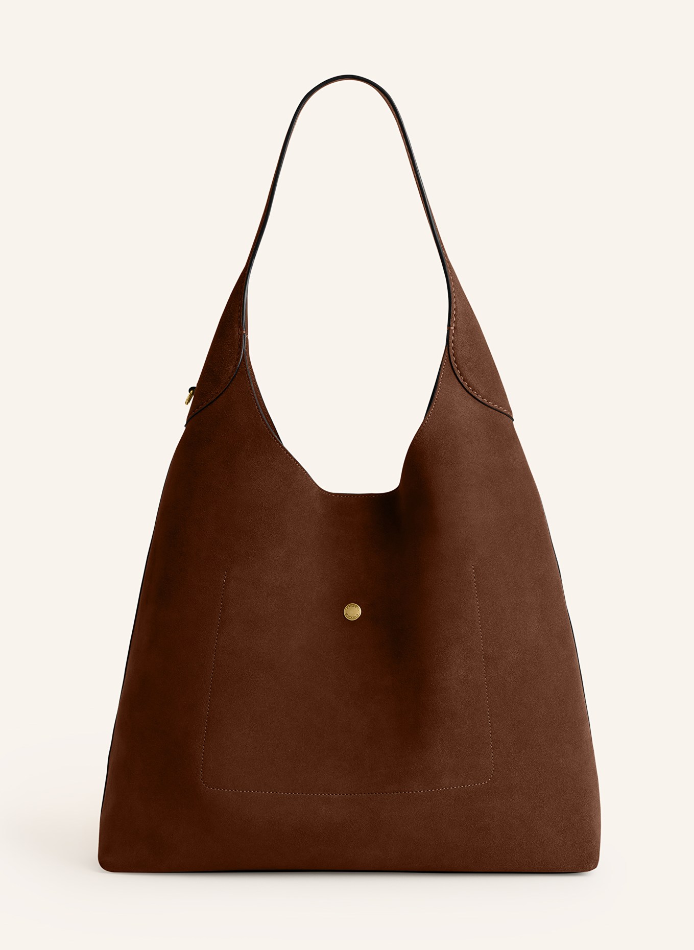 COACH Schultertasche BROOKLYN LARGE: COGNAC