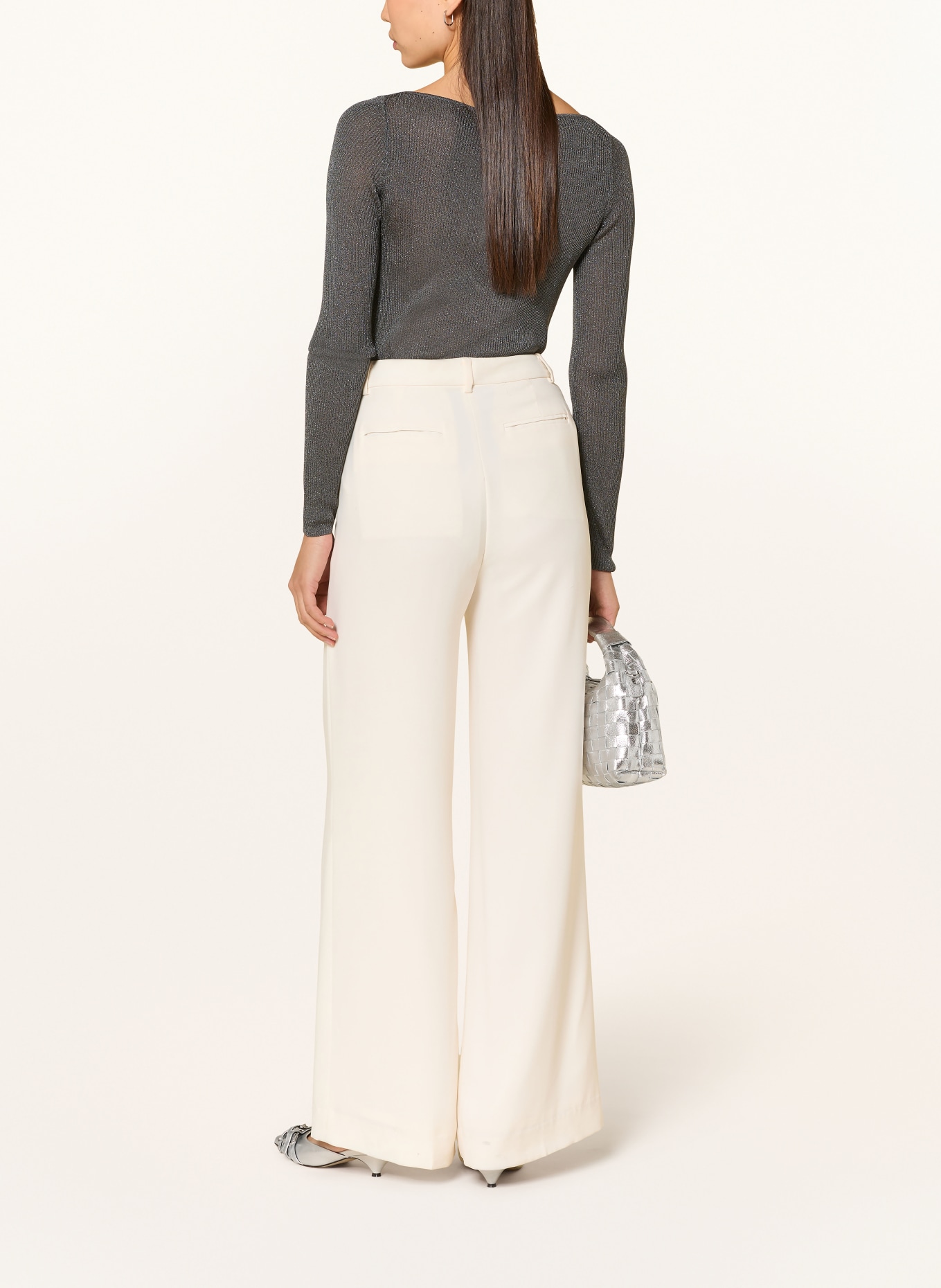 TIGER OF SWEDEN Pullover ALIIANNA mit Glitzergarn: PETROL