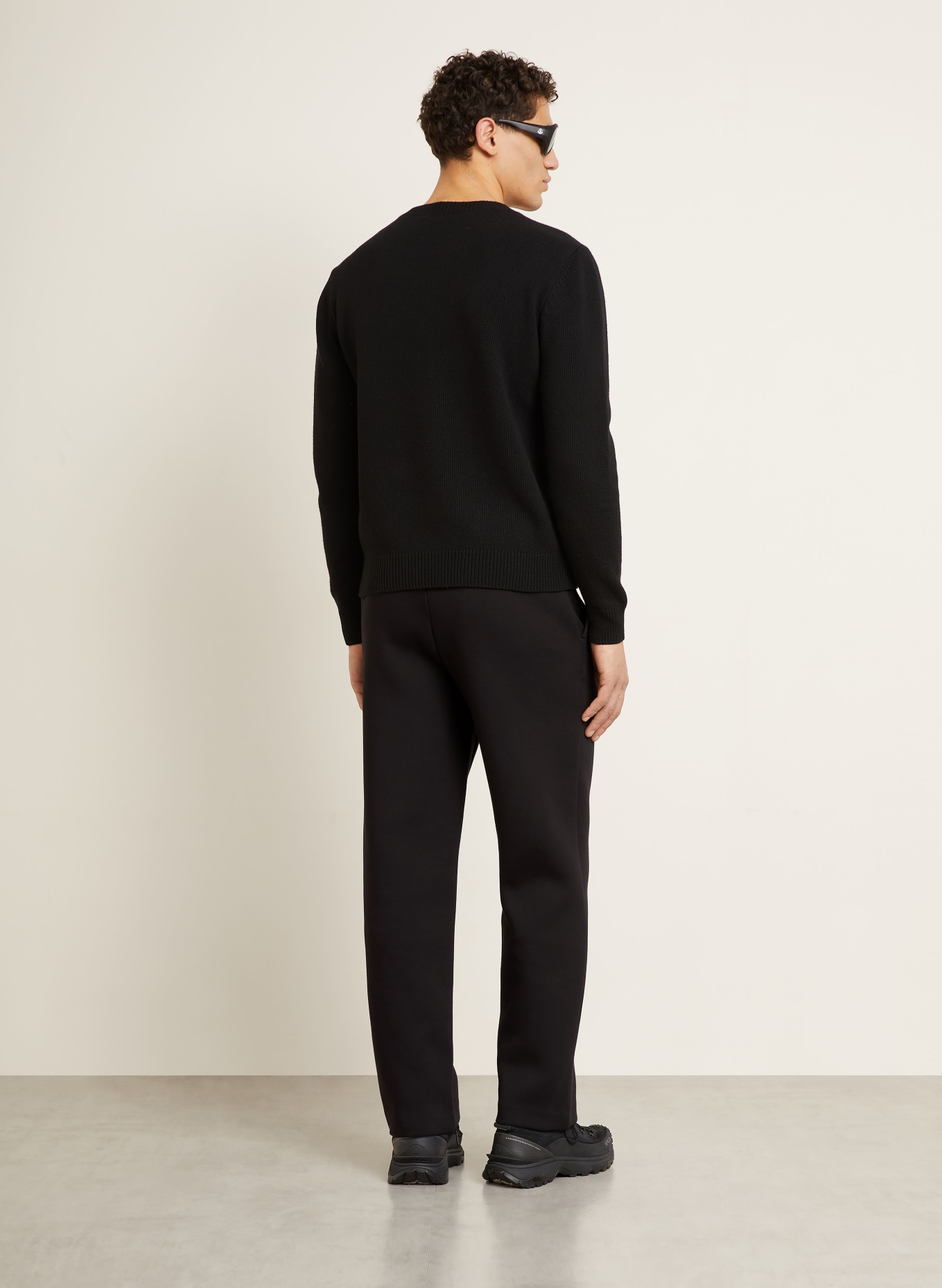 MONCLER sweatpants: BLACK