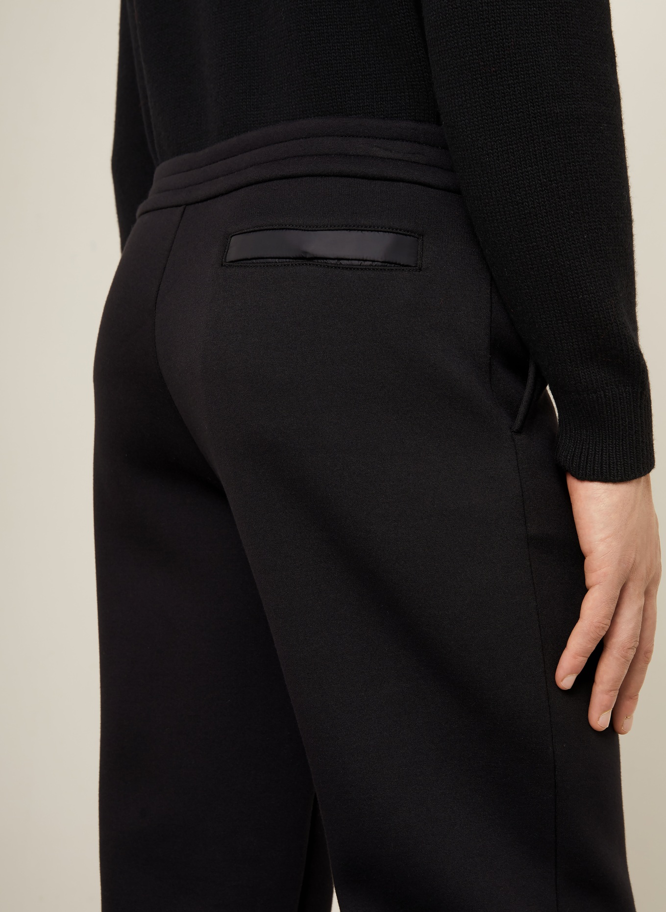 MONCLER sweatpants: BLACK