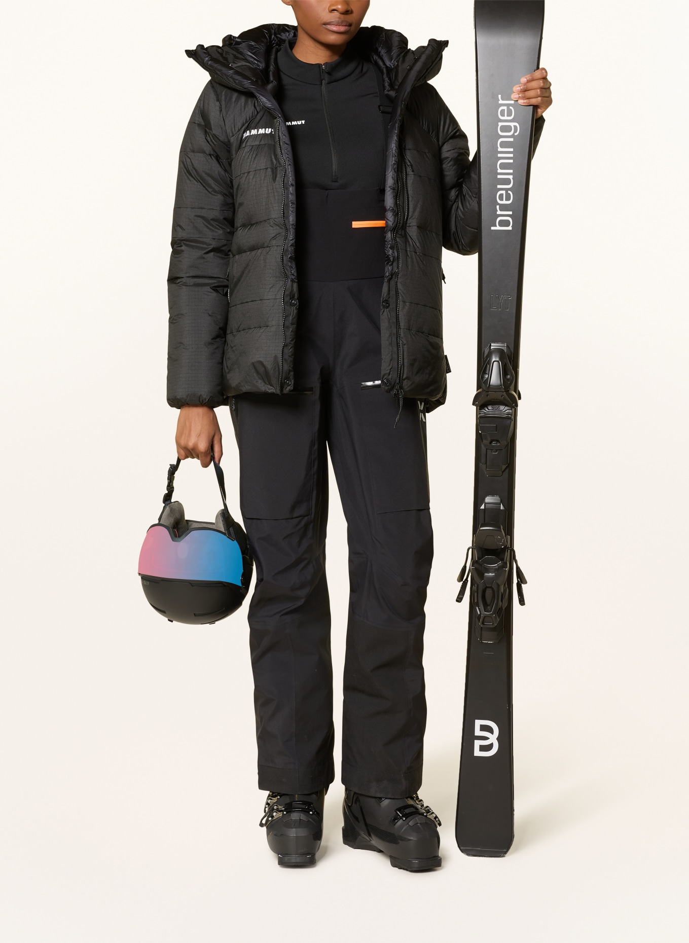 MAMMUT Hardshell-Skihose EIGER FREE PRO HS BIB: SCHWARZ