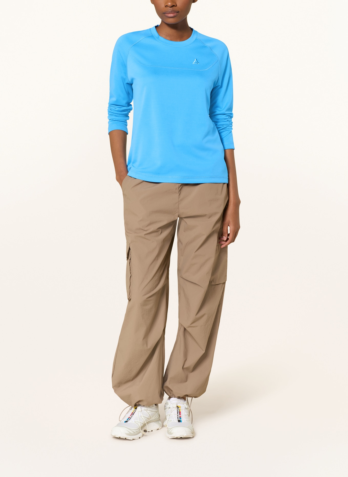 Schöffel Longsleeve SMUE: NEONBLAU