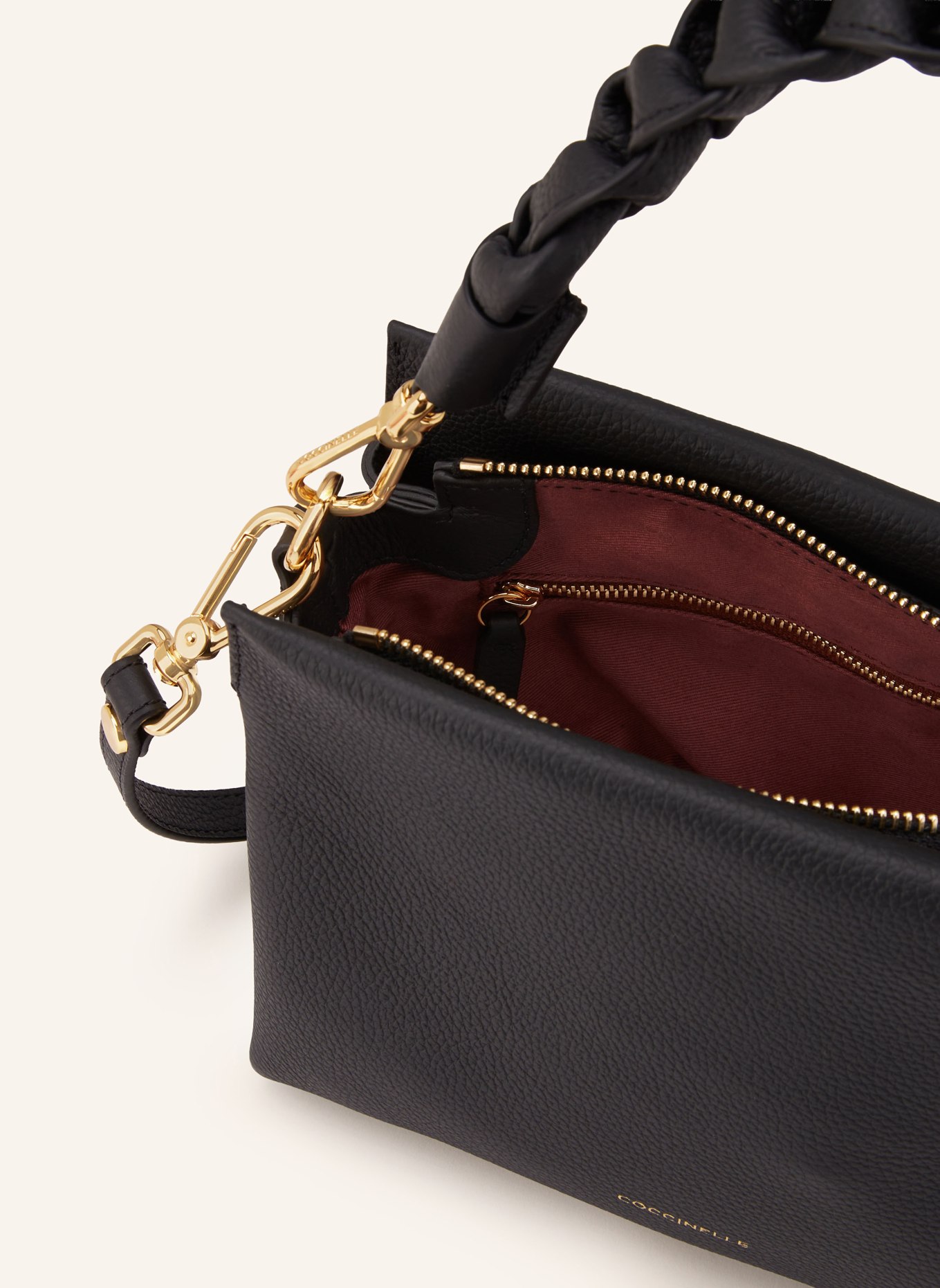 COCCINELLE Handtasche: SCHWARZ