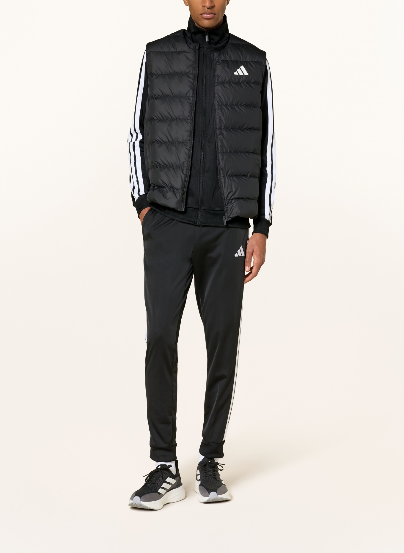 adidas Daunenweste: SCHWARZ