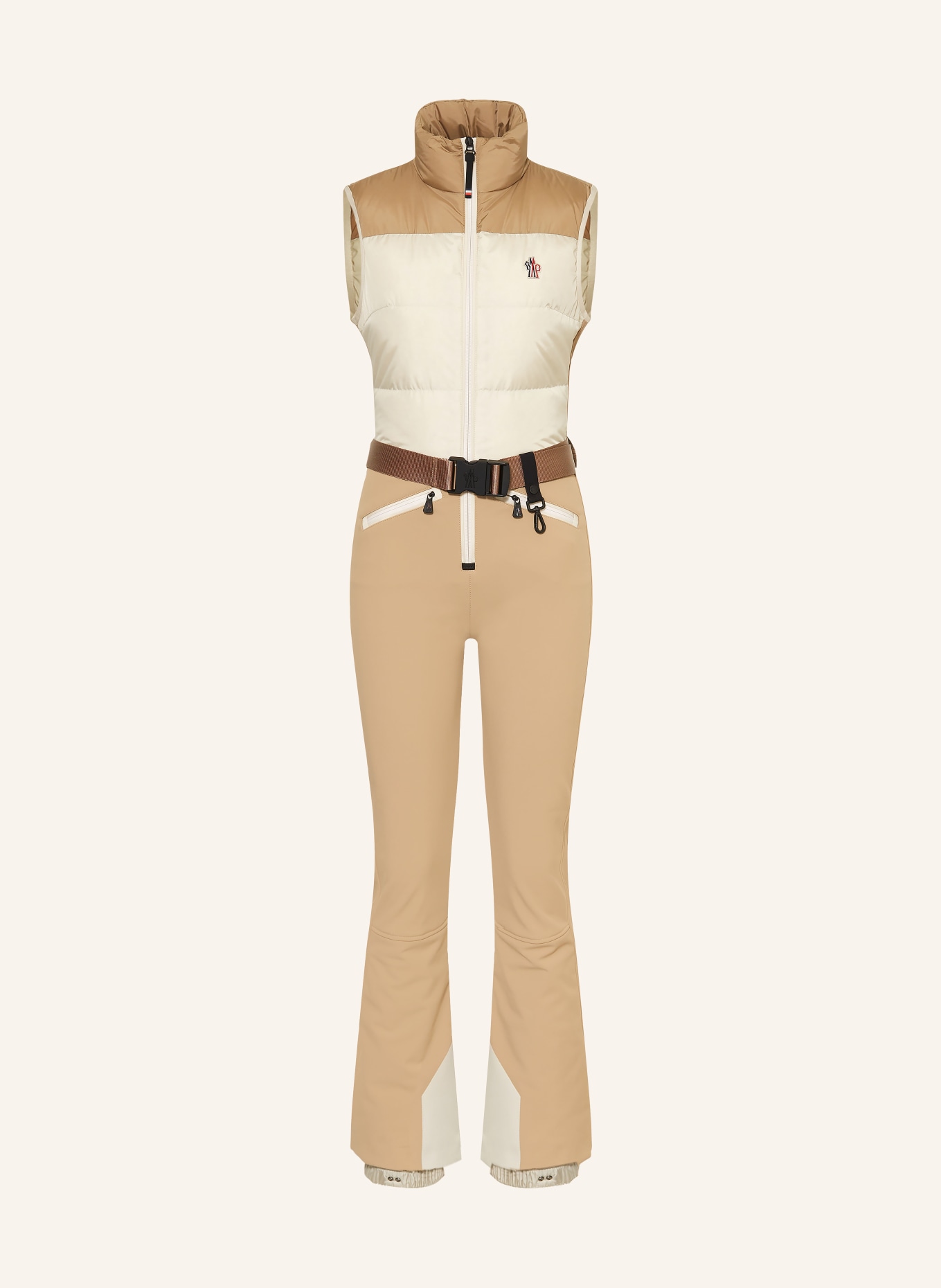MONCLER GRENOBLE Ski-Overall: BEIGE / CAMEL
