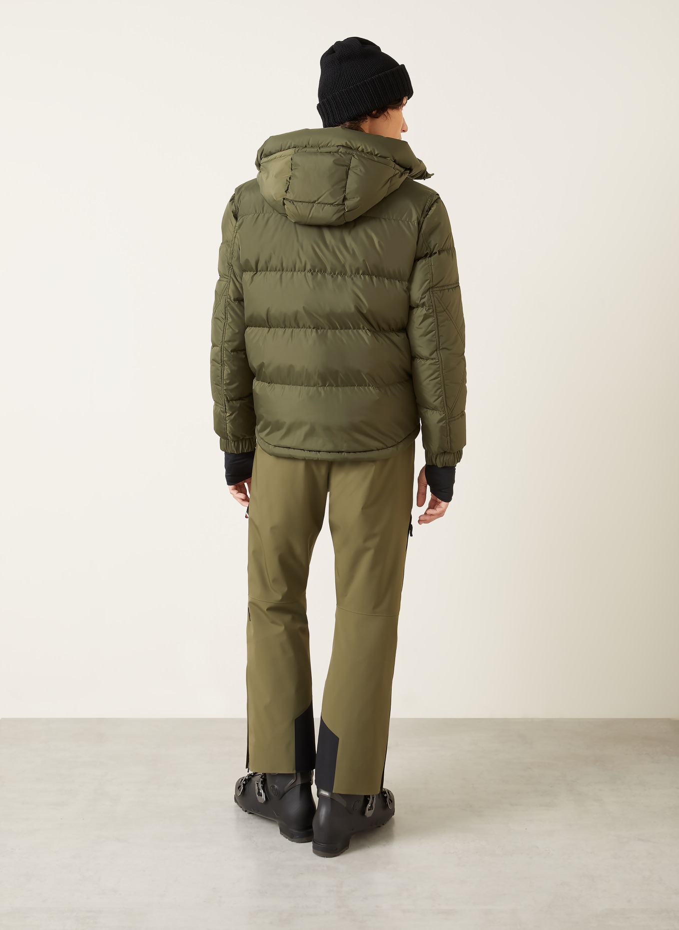 MONCLER GRENOBLE Daunen-Skijacke KASANKA: KHAKI