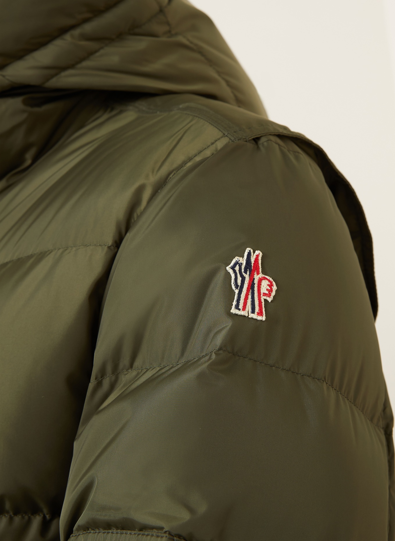 MONCLER GRENOBLE Daunen-Skijacke KASANKA: KHAKI