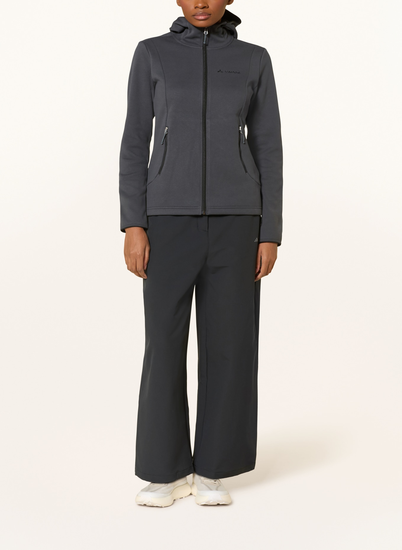 VAUDE Fleecejacke IDRIS: DUNKELGRAU