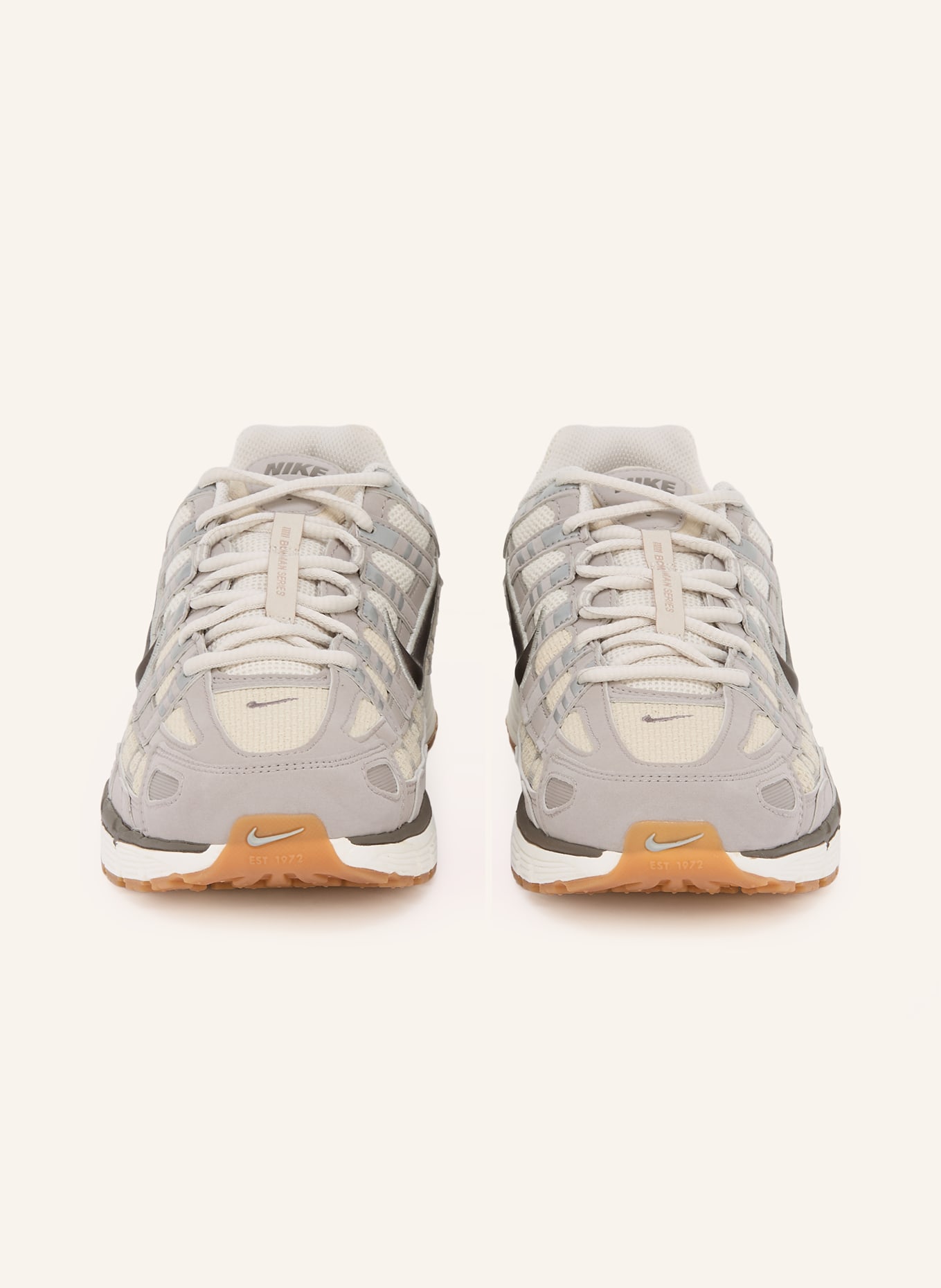 Nike Sneaker P-6000 SE: GRAU / ECRU / DUNKELGRAU