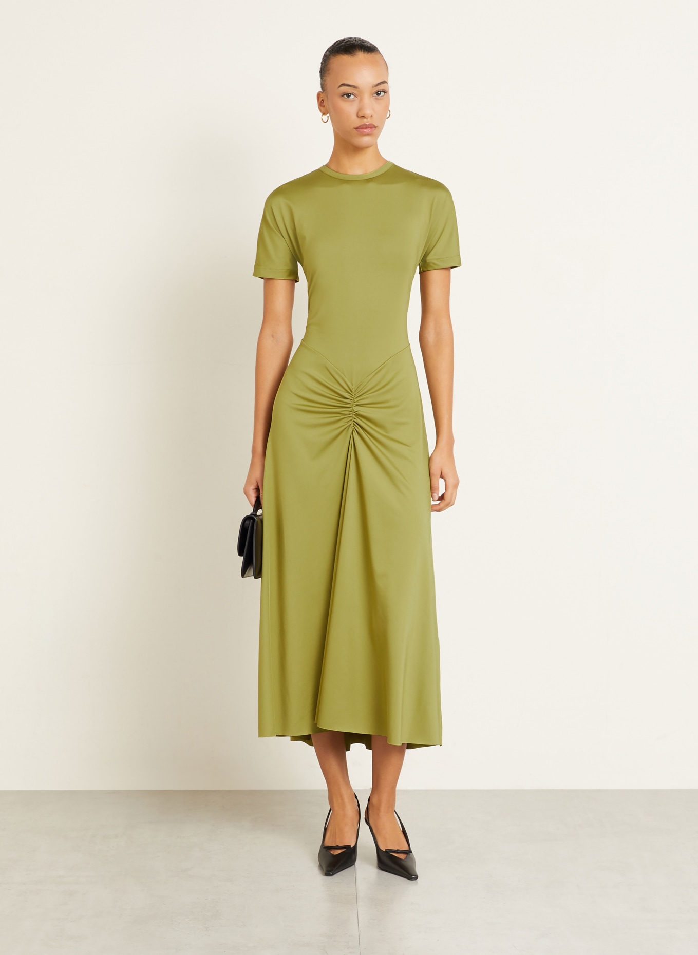 VICTORIA BECKHAM Cocktailkleid aus Jersey: OLIV