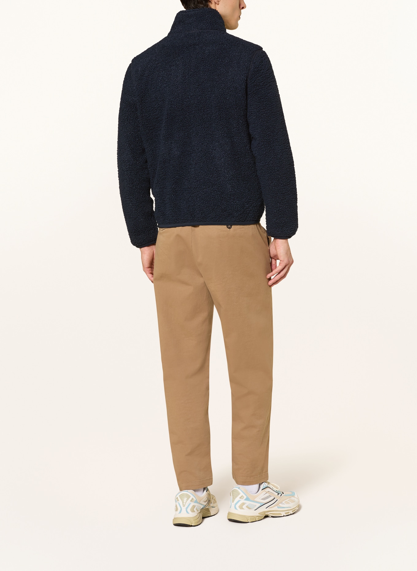 K-WAY Kurtka z polaru PASCAL SHERPA POLAR DOUBLE dwustronna: GRANATOWY