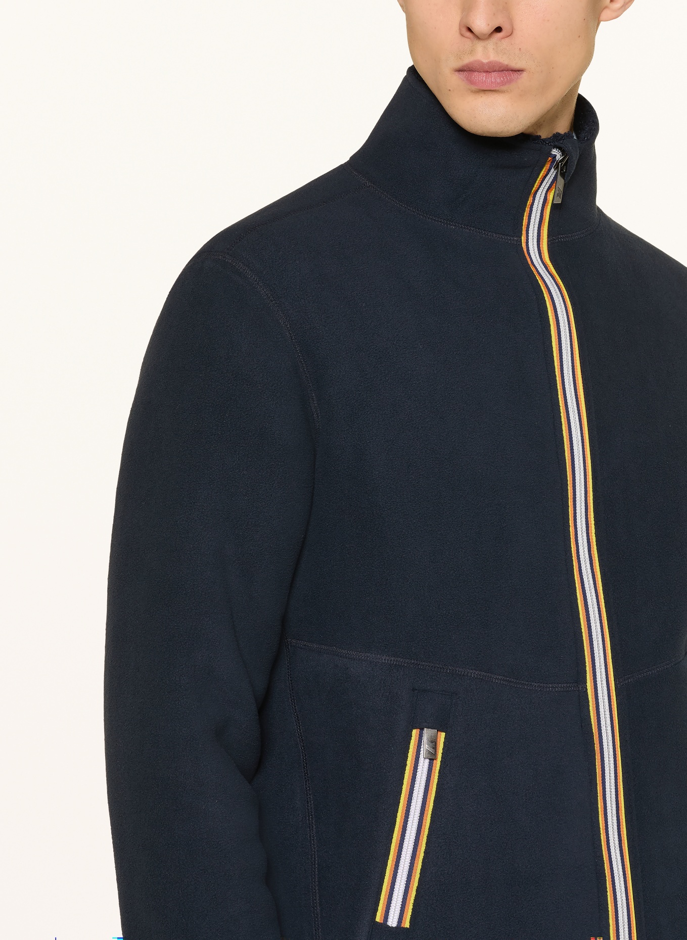 K-WAY Kurtka z polaru PASCAL SHERPA POLAR DOUBLE dwustronna: GRANATOWY