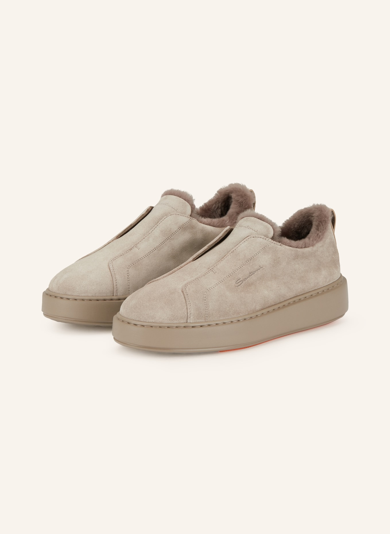 Santoni Slip-on-Sneaker VICTORY: TAUPE