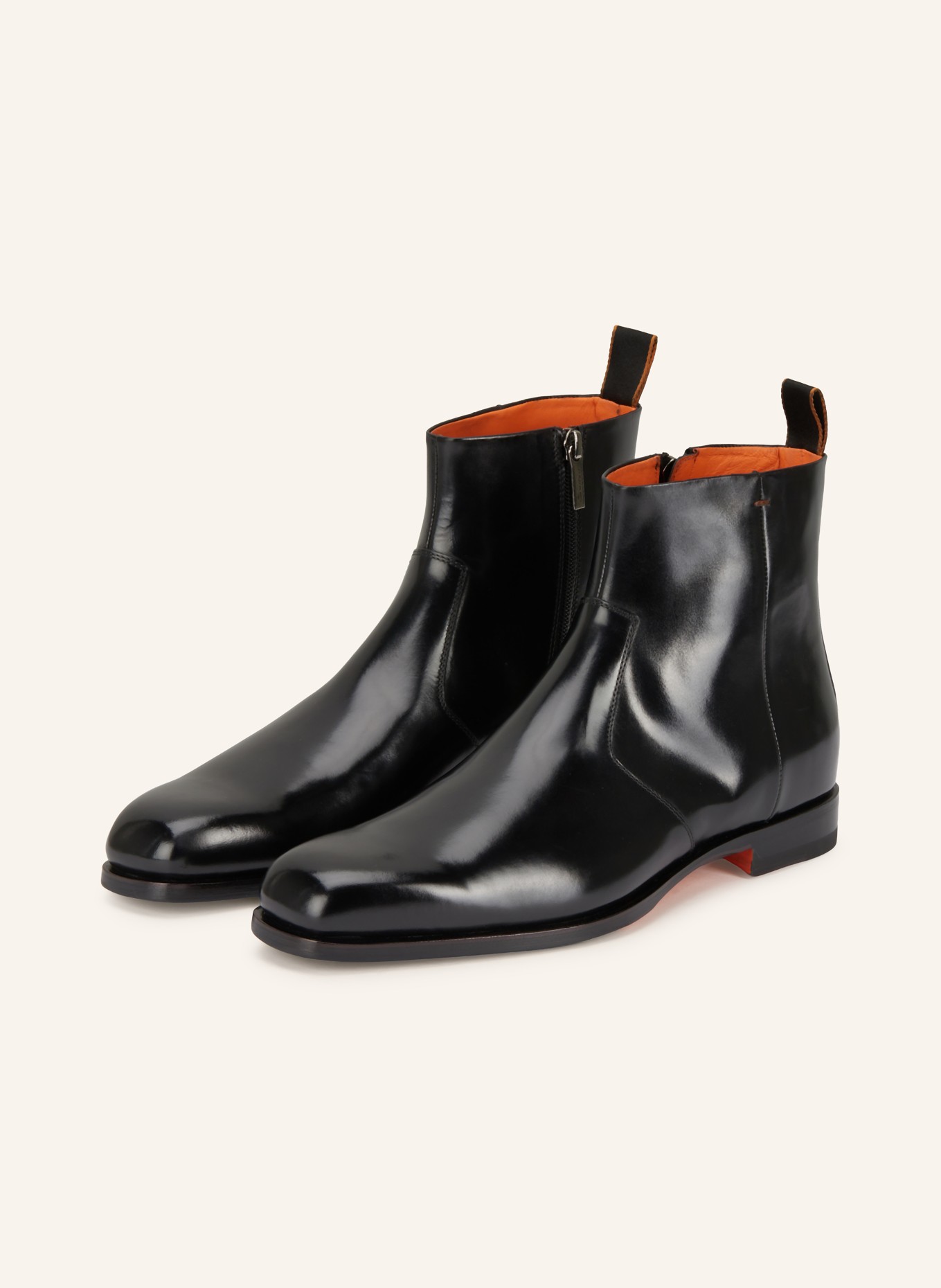 Santoni Stiefeletten BRANDO: SCHWARZ
