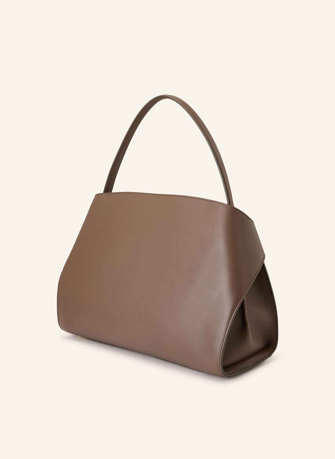 FERRAGAMO Torebka HUG SOFT: SZAROBRĄZOWY / ZŁOTY