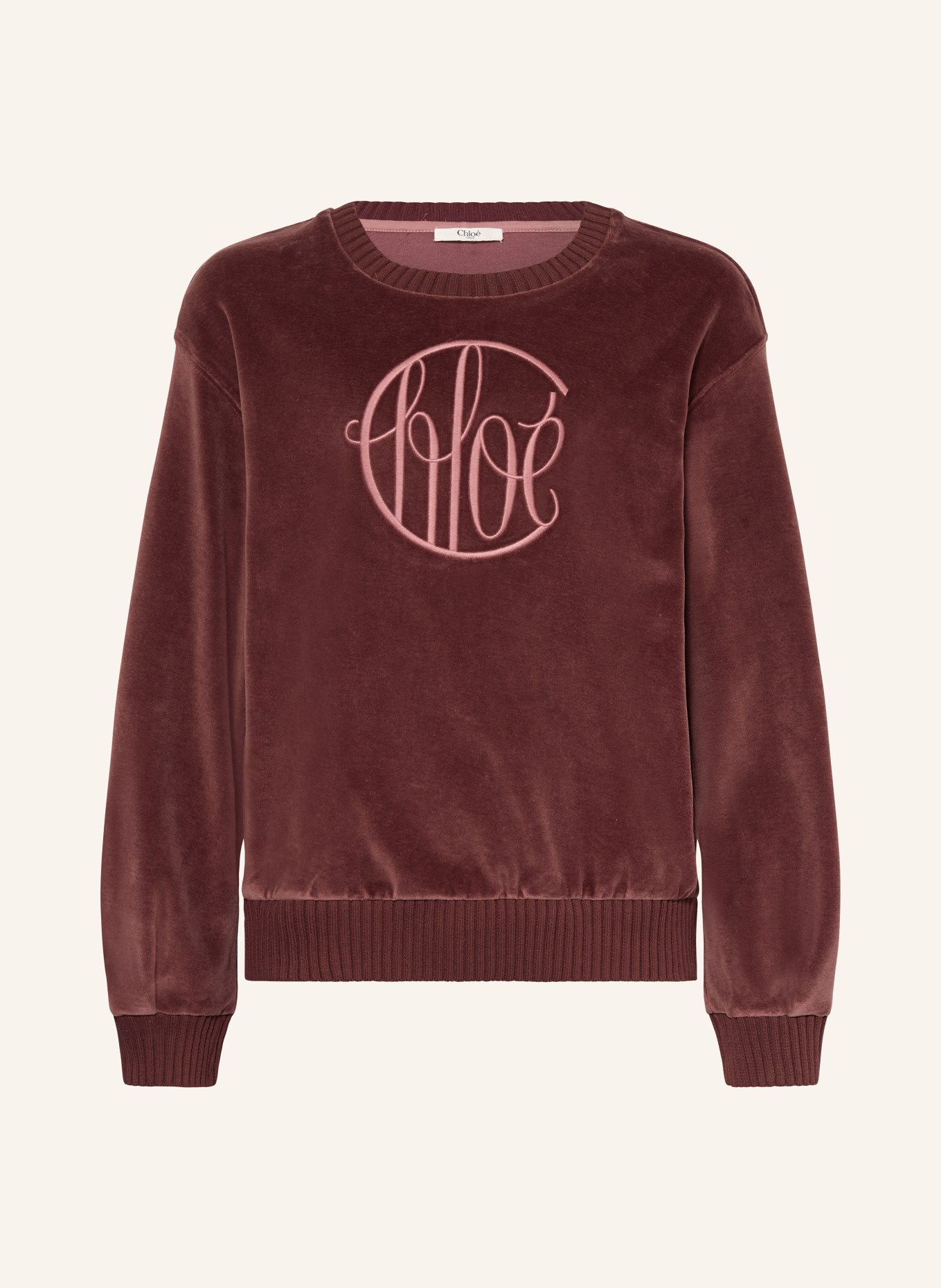 Chloé Nickishirt: DUNKELROT