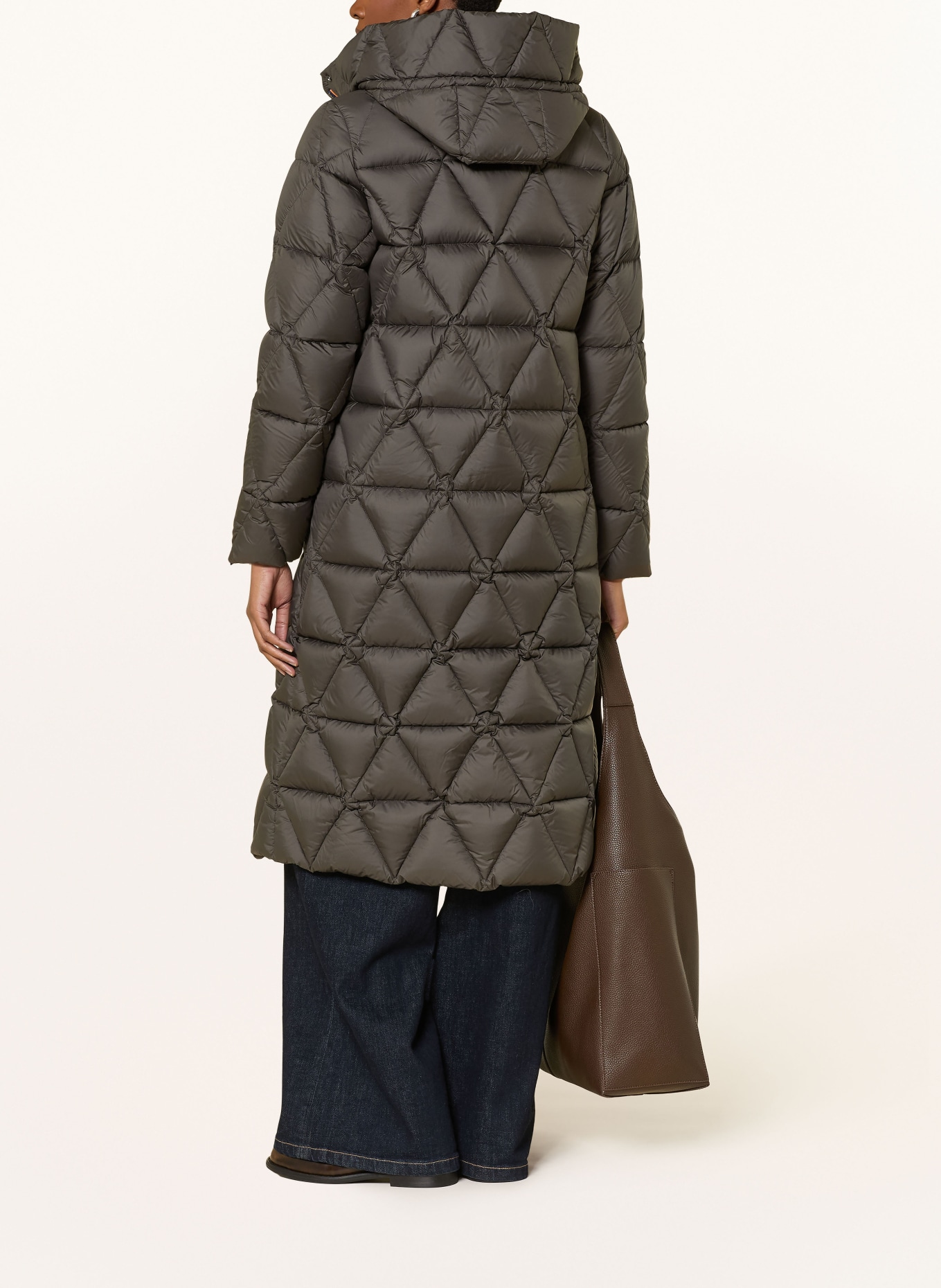 K-WAY RUENNE down coat: OLIVE