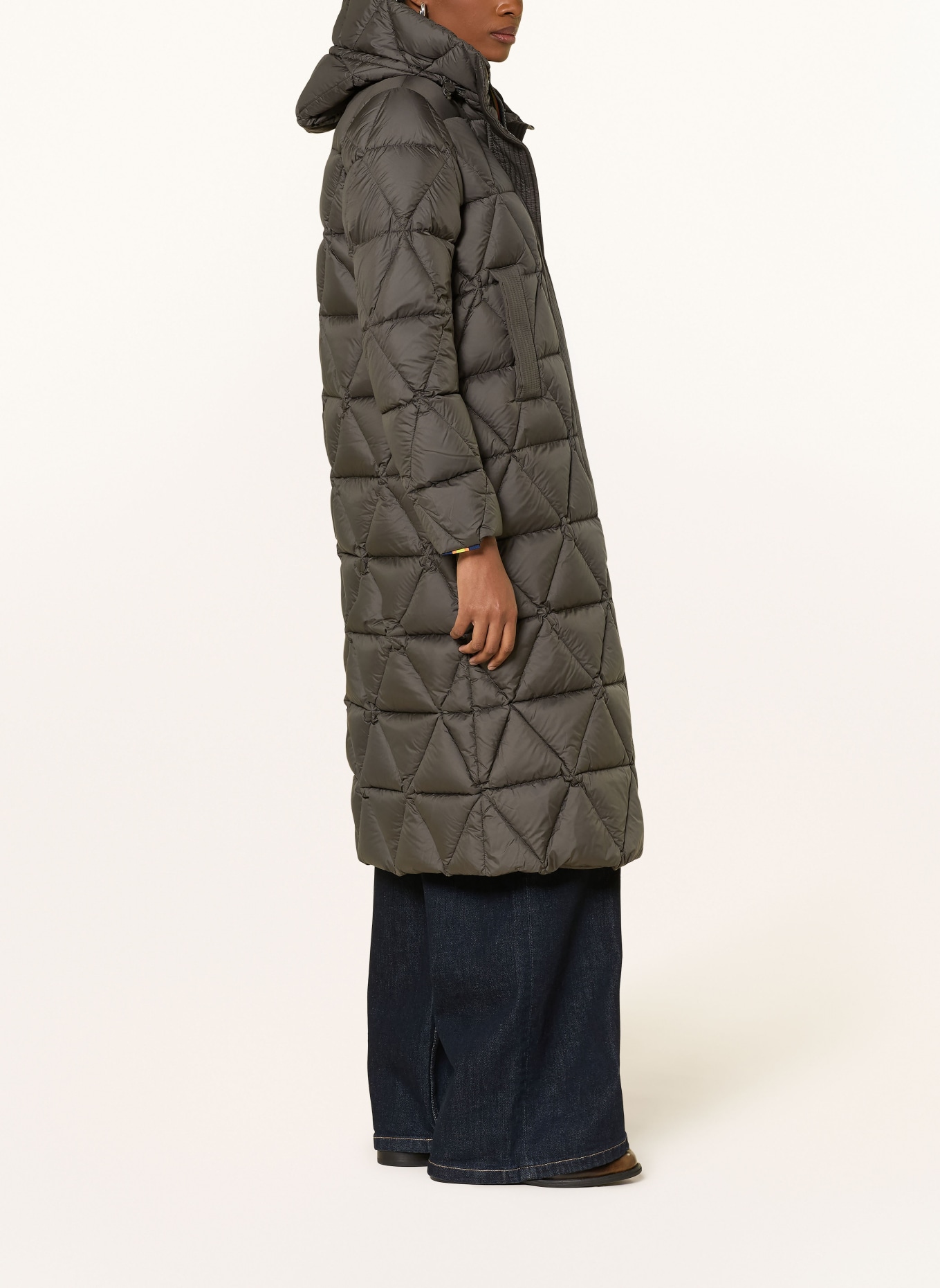 K-WAY RUENNE down coat: OLIVE