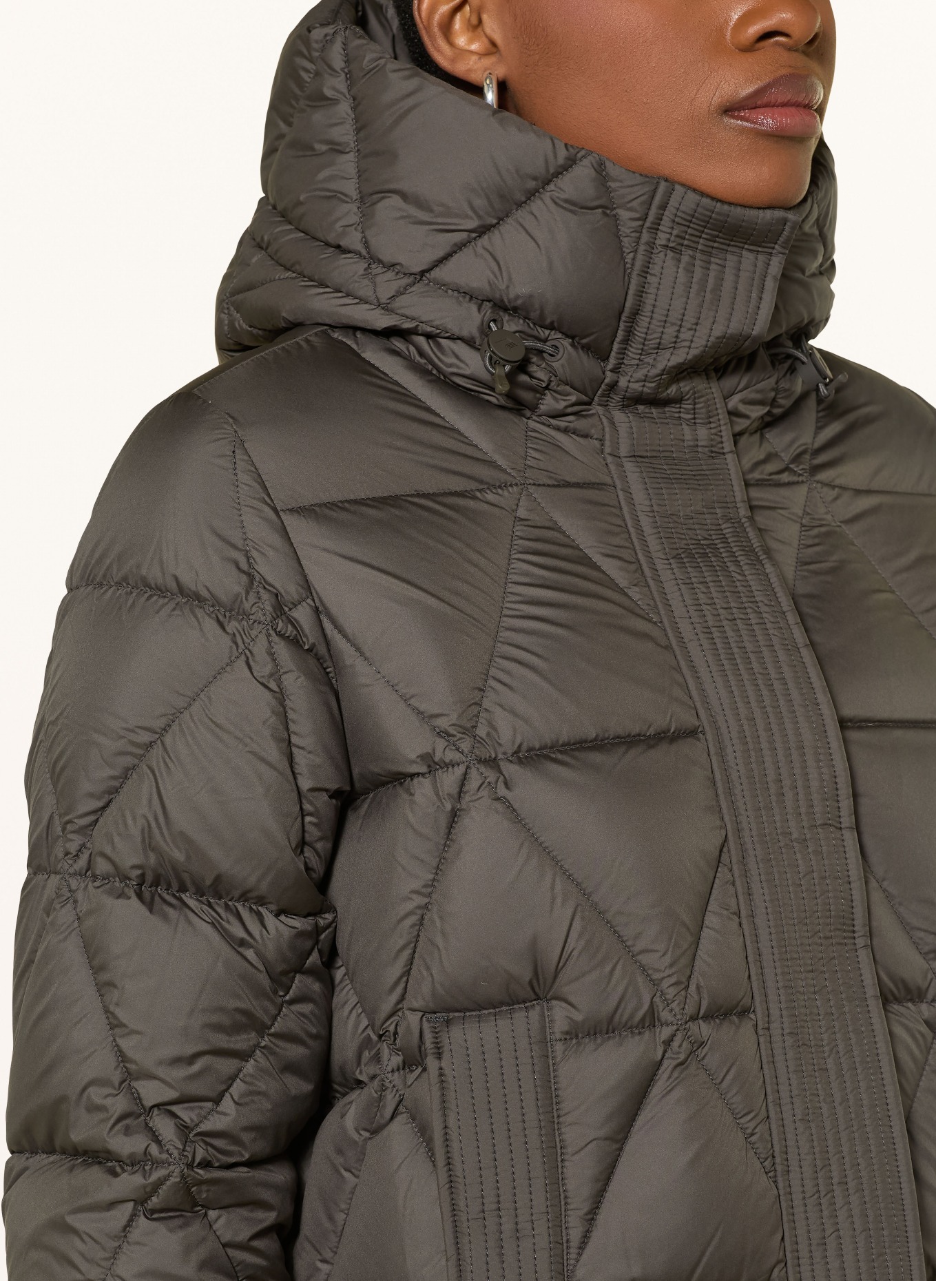 K-WAY RUENNE down coat: OLIVE