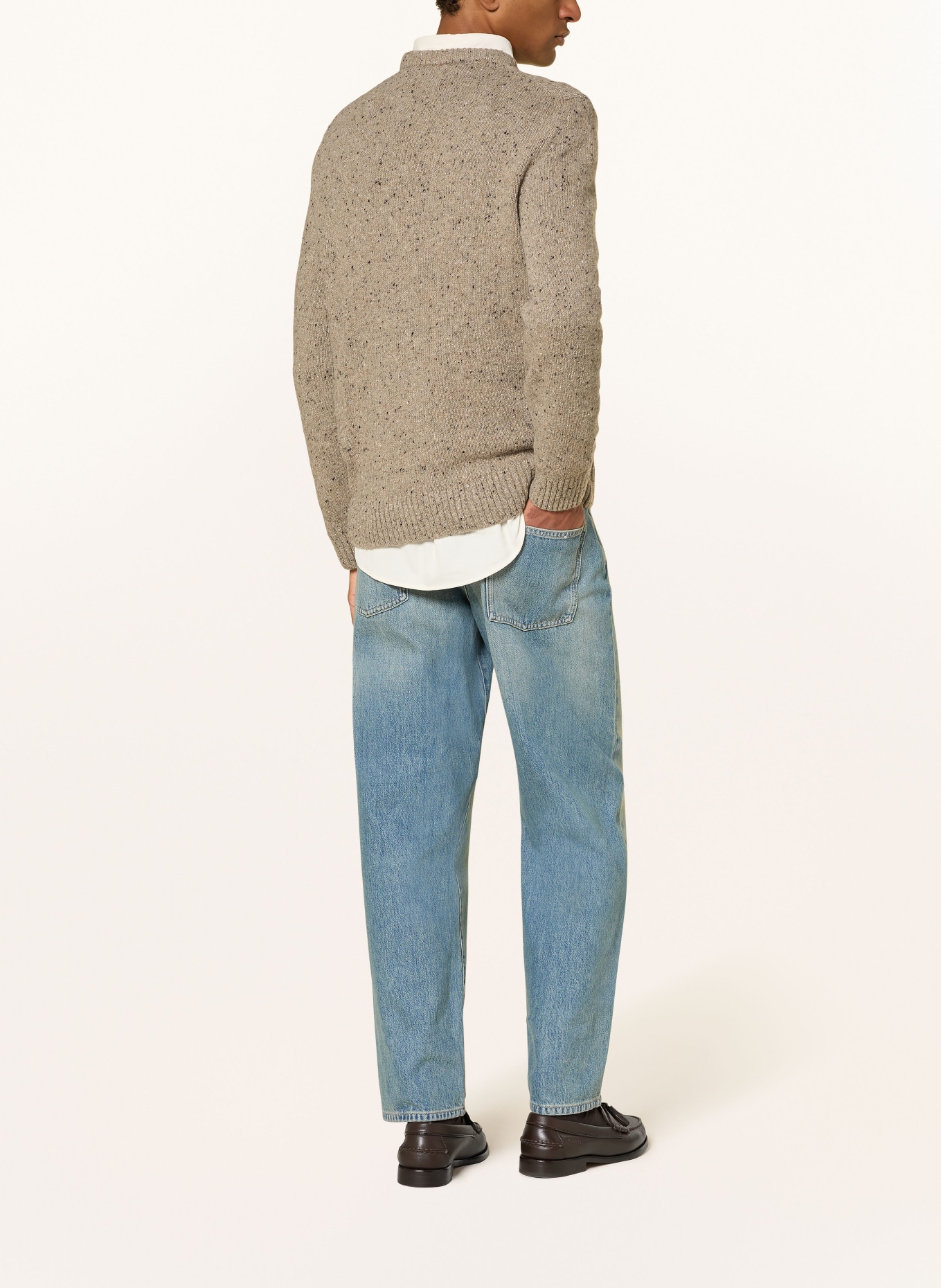 GANT Pullover: BEIGE / WEISS / SCHWARZ