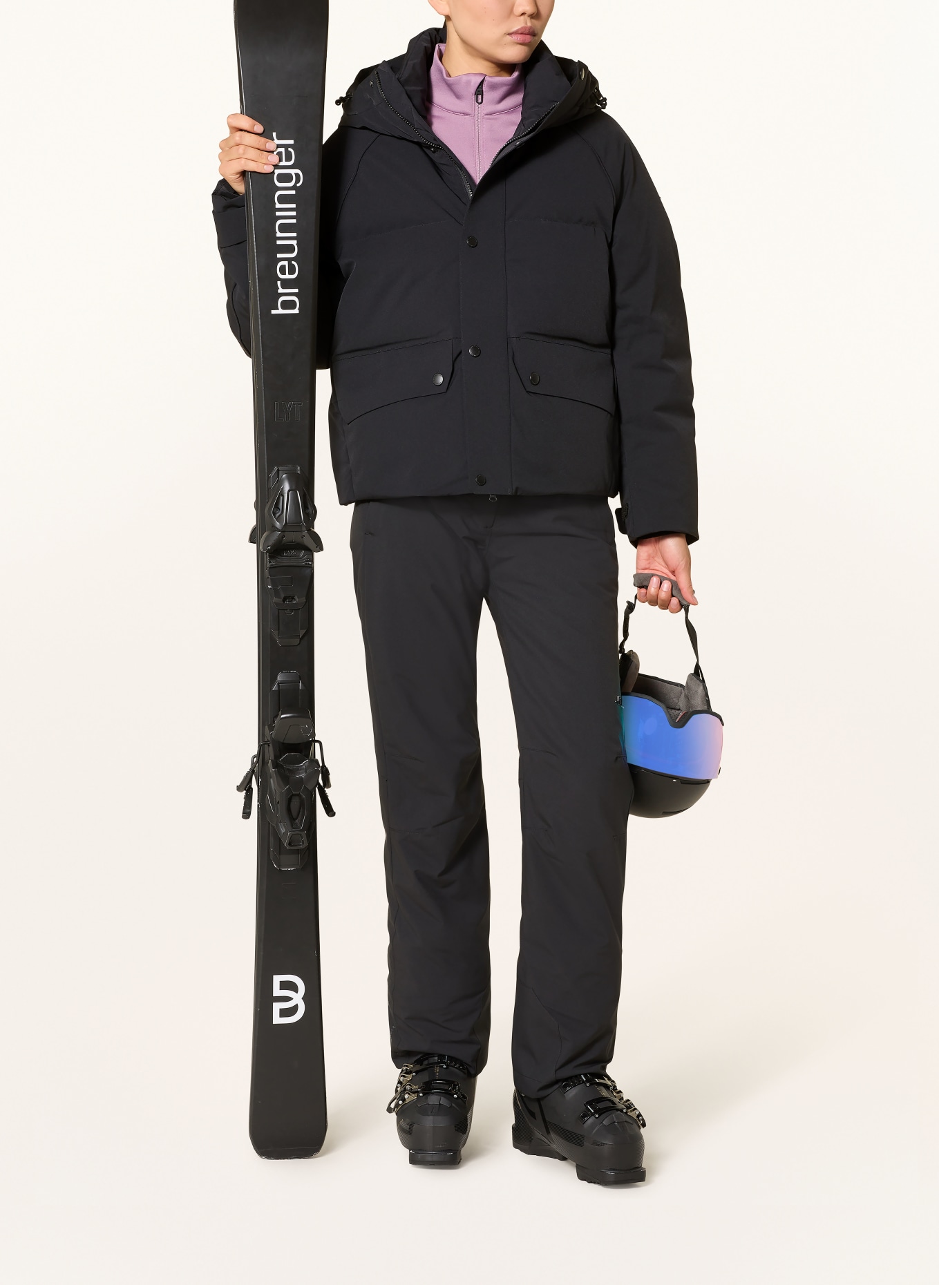 J.LINDEBERG Daunen-Skijacke: SCHWARZ