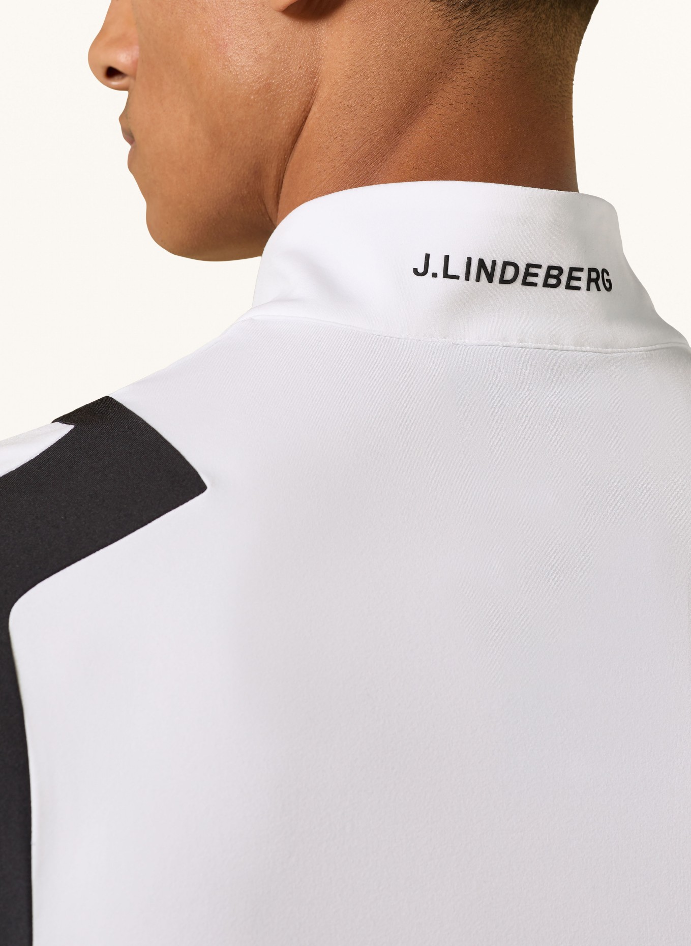 J.LINDEBERG Midlayer: WEISS / SCHWARZ
