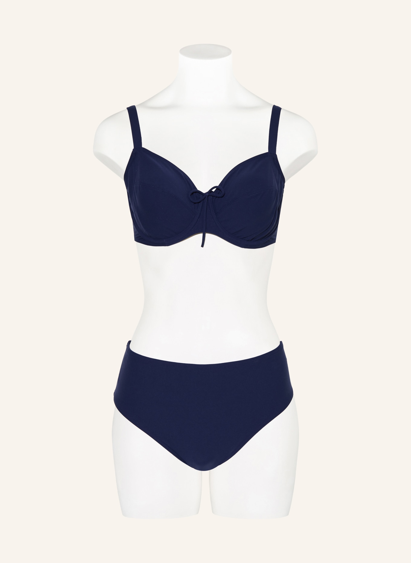 PrimaDonna Bikiny s vysokým pasem ASWAN: TMAVĚ MODRÁ