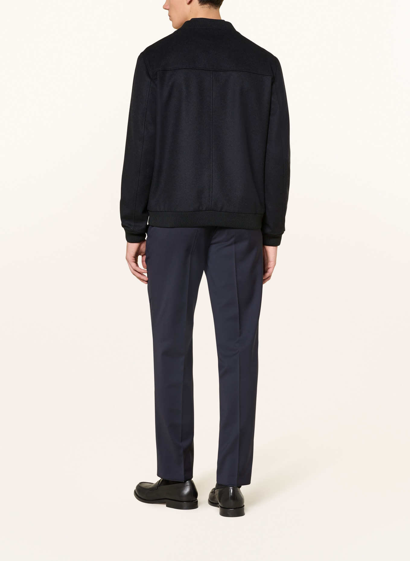 HILTL Hose Regular Fit: DUNKELBLAU