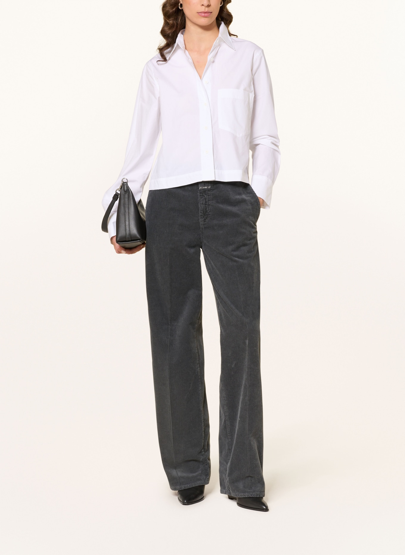 CLOSED Cordhose JURDY: DUNKELGRAU