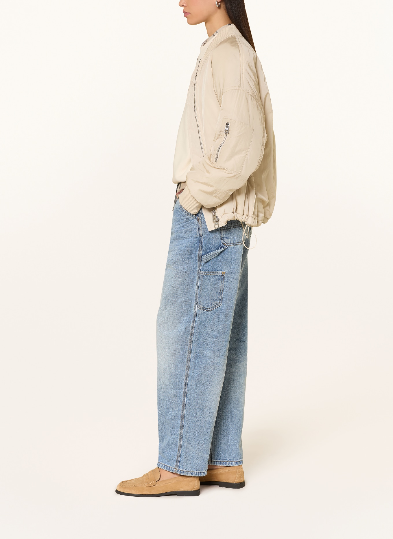 carhartt WIP BRANDON cargo jeans: 01UR Blue burst washed