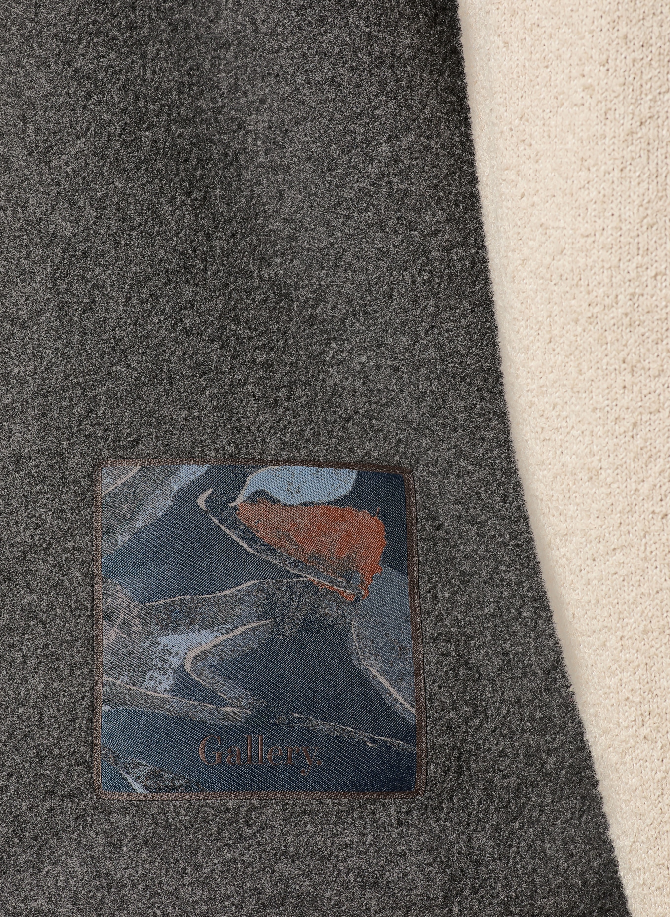 MOS MOSH Gallery Fleeceweste MMGCESS: DUNKELGRAU / KHAKI