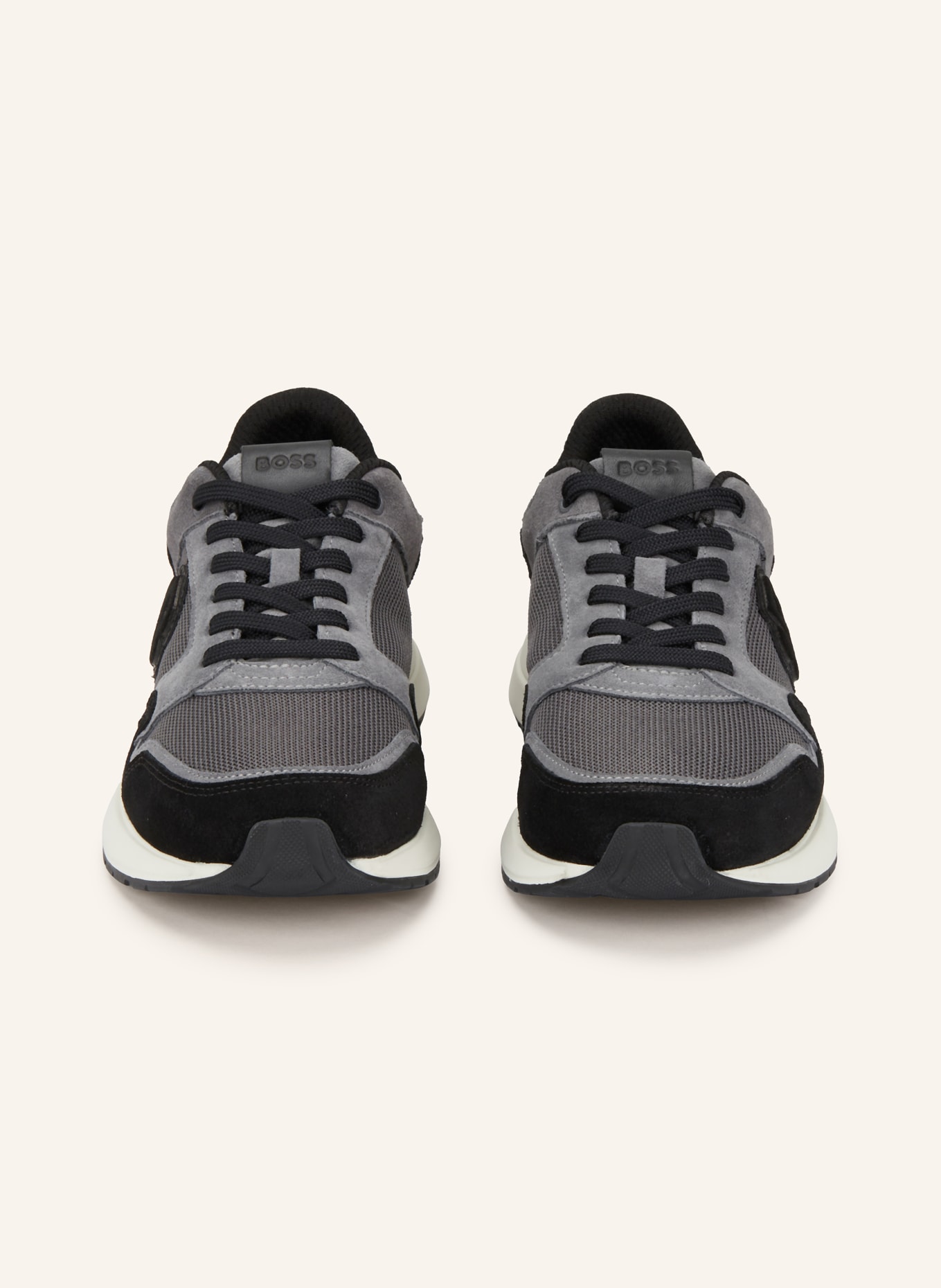 BOSS Sneaker VINSTON: DUNKELGRAU / SCHWARZ