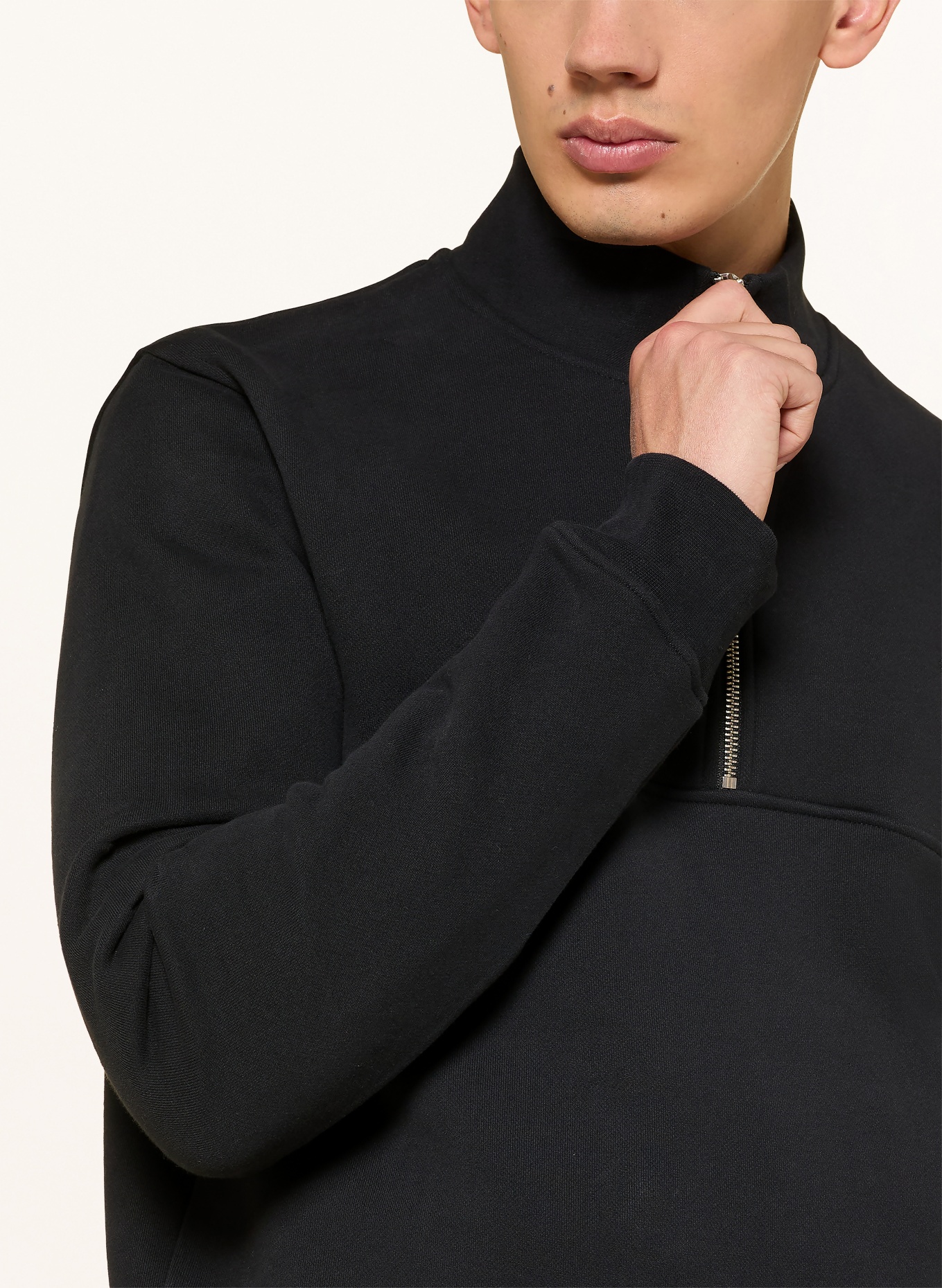 ARMEDANGELS Sweat-Troyer WAARLO: SCHWARZ