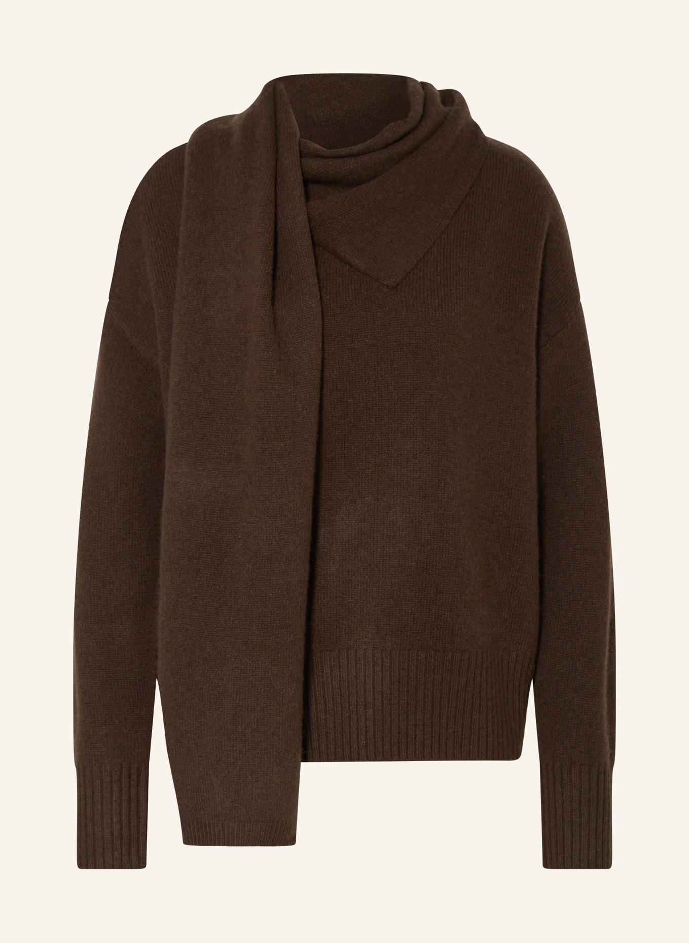 LeGer Studio Pullover HELGA: DUNKELBRAUN