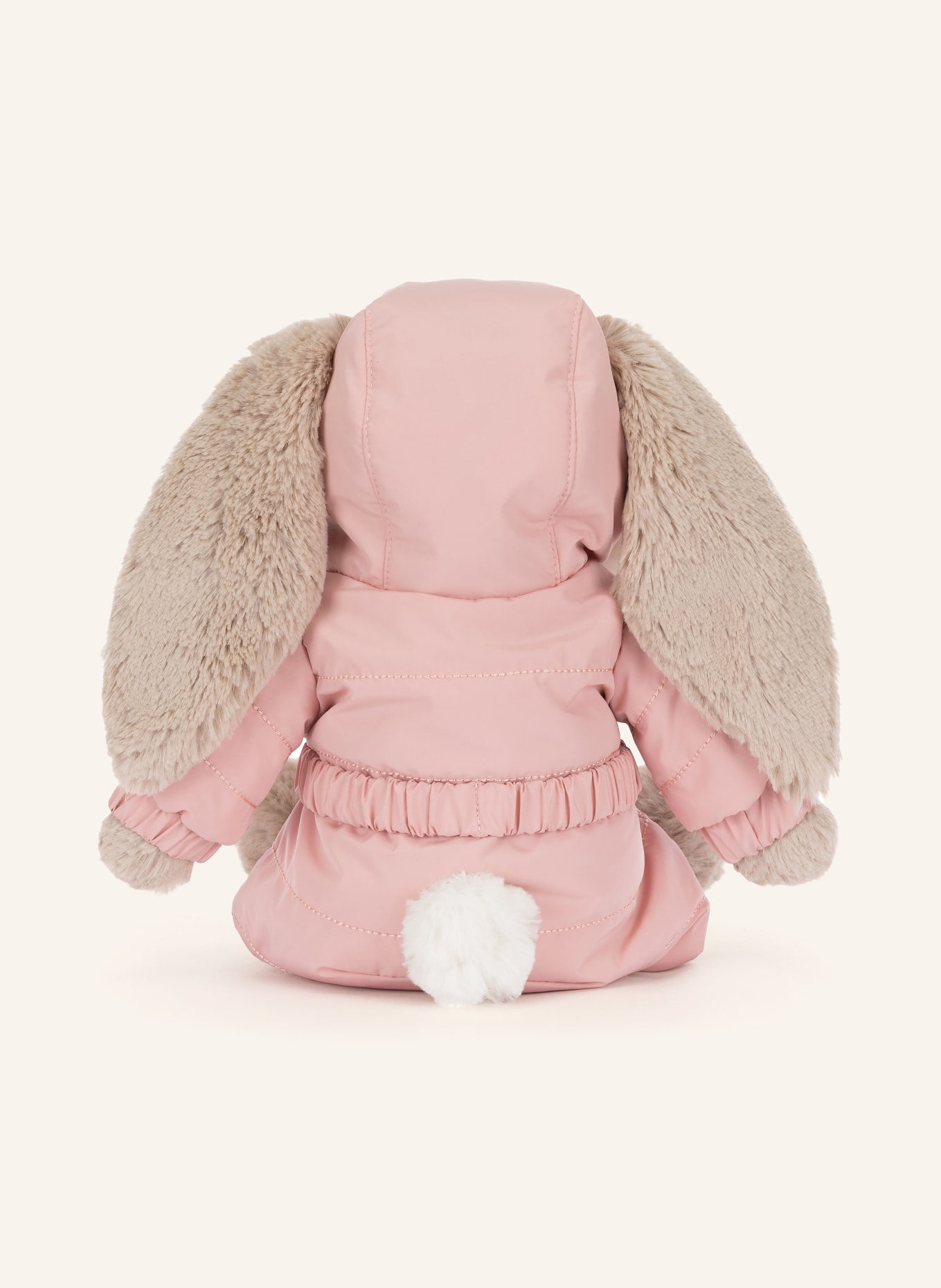 Jellycat Peluche lapin BASHFUL BUNNY SKI SUIT: TAUPE / ROSE
